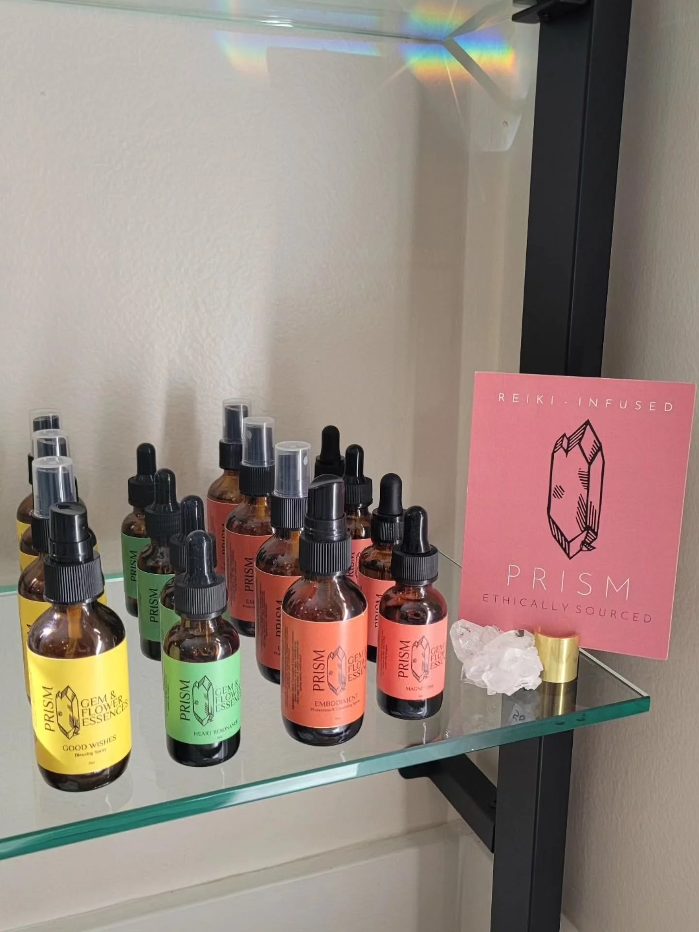 Gem and flower essences contain the energetic blueprint and vibrational frequency or &quot;essence&quot; of specific flowers, gems, and crystals. They are natural remedies to balance the mind, body, spirit, and subtle energy bodies.

They are used to