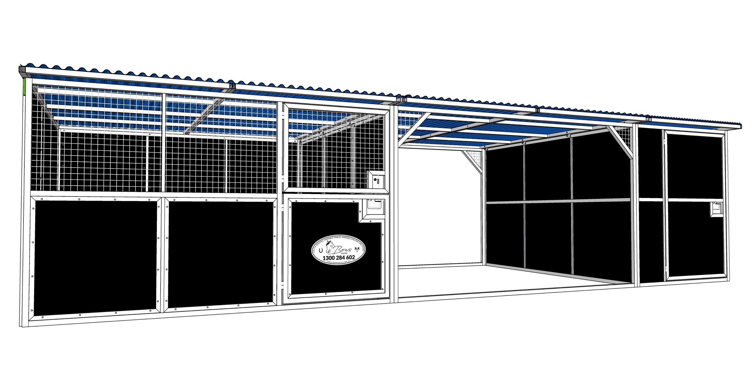 Portable Tack Rooms — Bow's Barn Purchase Portable Horse Stables and