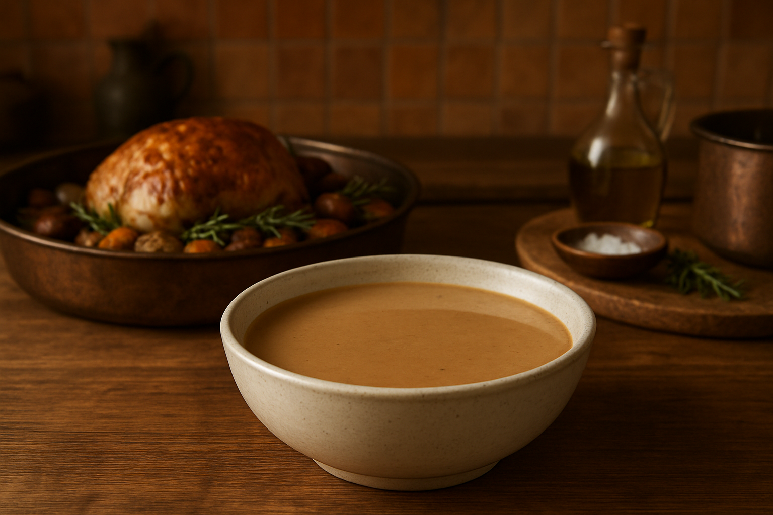 BARREL-FINISHED TURKEY GRAVY