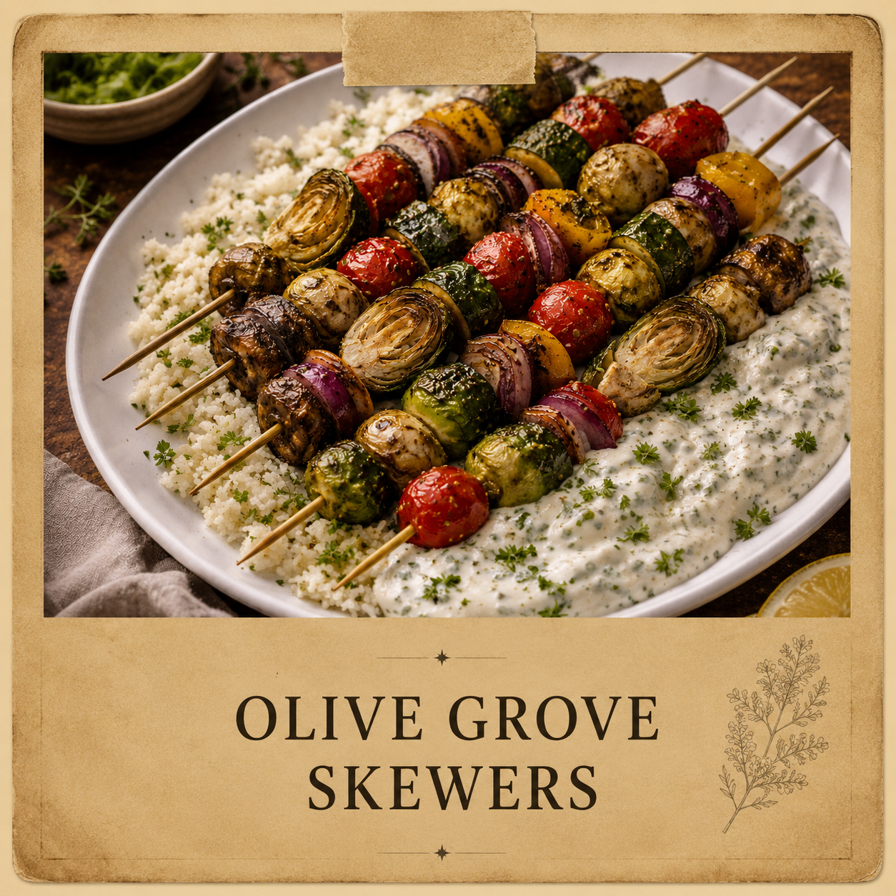       
  
     INGREDIENTS    Base Veg (choose a mix - contrast matters)     Baby  potatoes  (parboiled first)     Zucchini  or yellow squash (thick rounds)     Red onion  (big wedges)     Bell peppers  (any color)     Mushrooms  (cremini or portobel