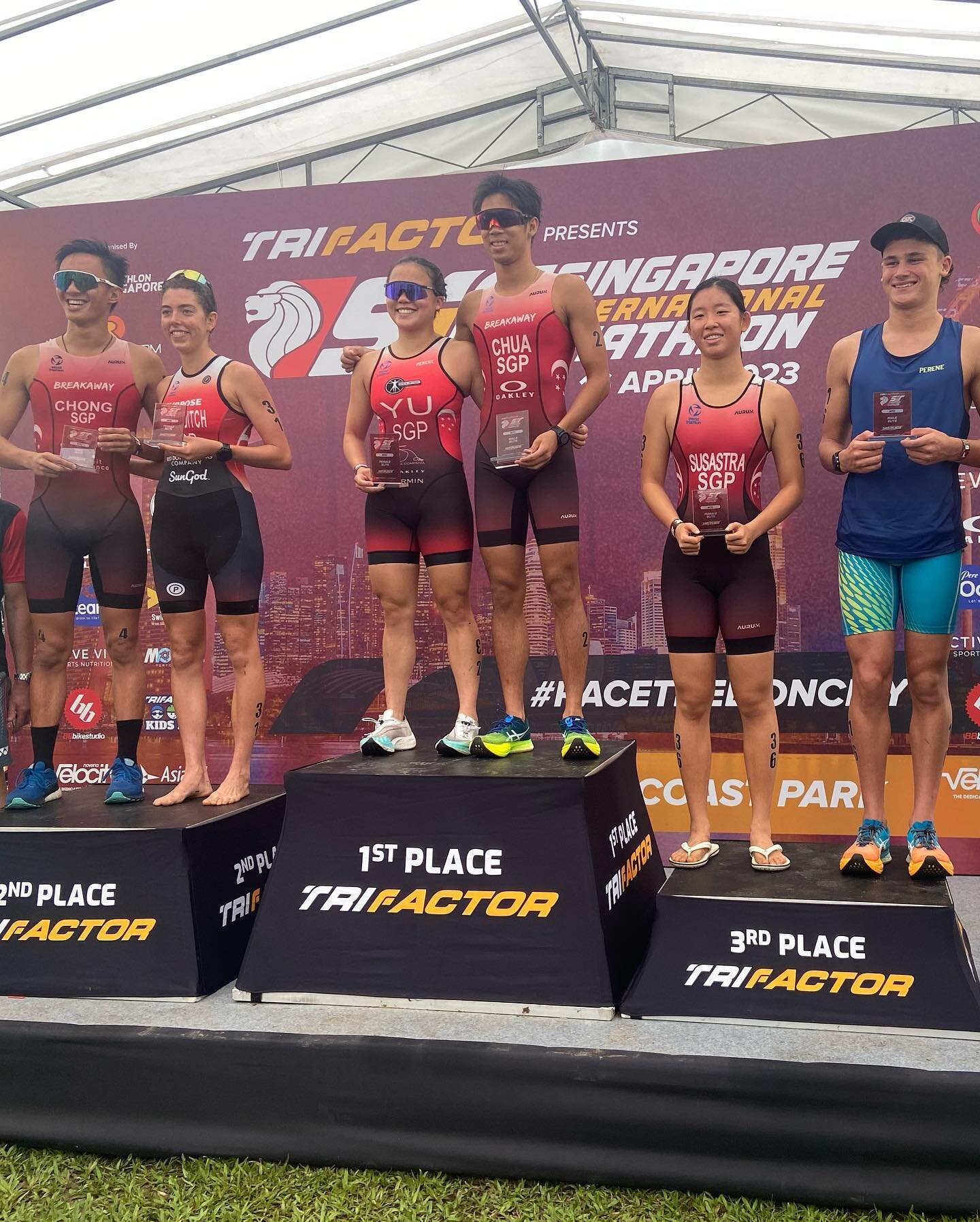 Some fast racing over the weekend at the Sprint and SuperSprint distances, and we&rsquo;re  pleased that performances are headed in the right direction 📈🏆🤩

🥈Raphael Chau 
🥉Janel Susastra
🥉Ethan Kwan 

What was equally memorable was the opportu