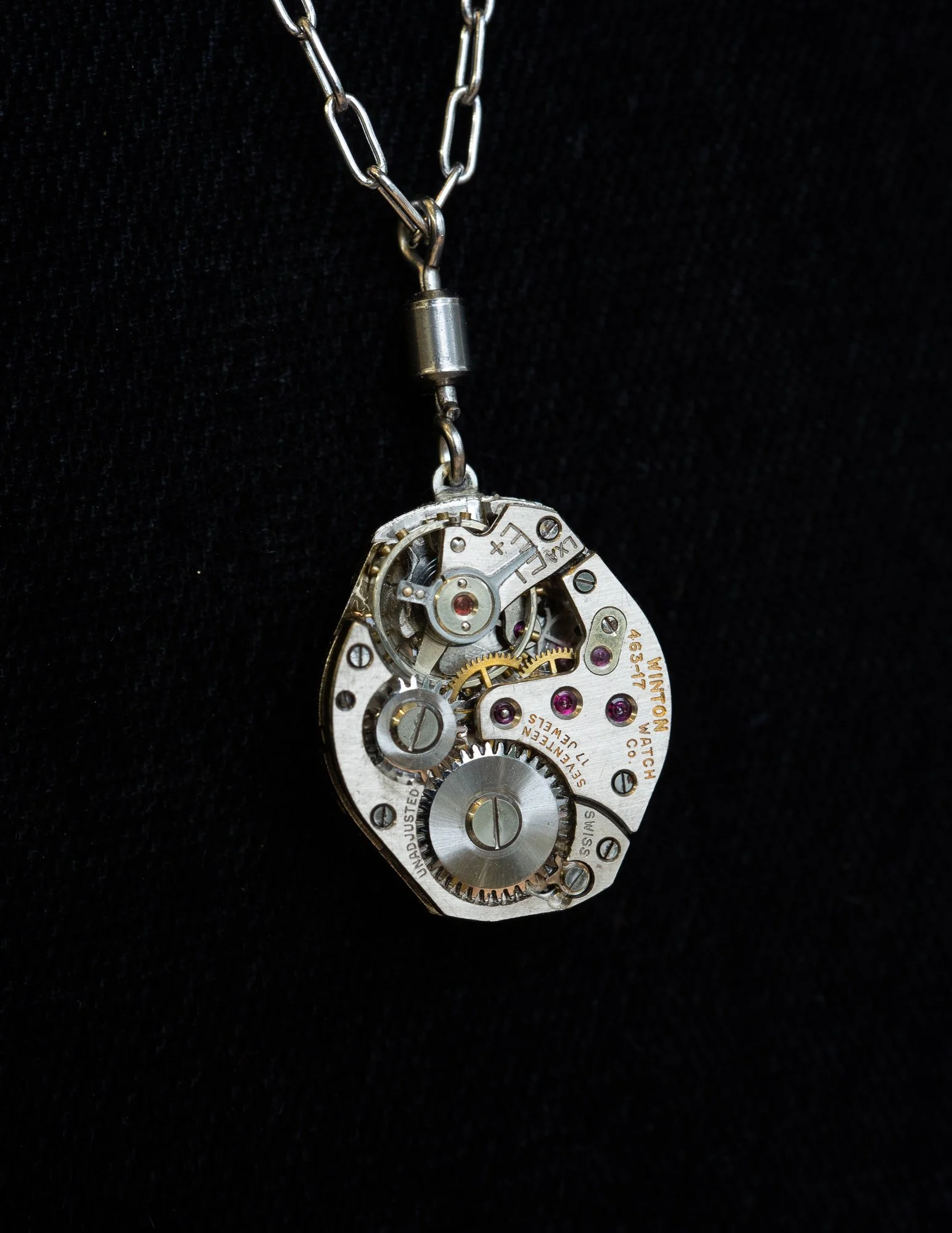 Antique Wristwatch Double-Sided Necklace