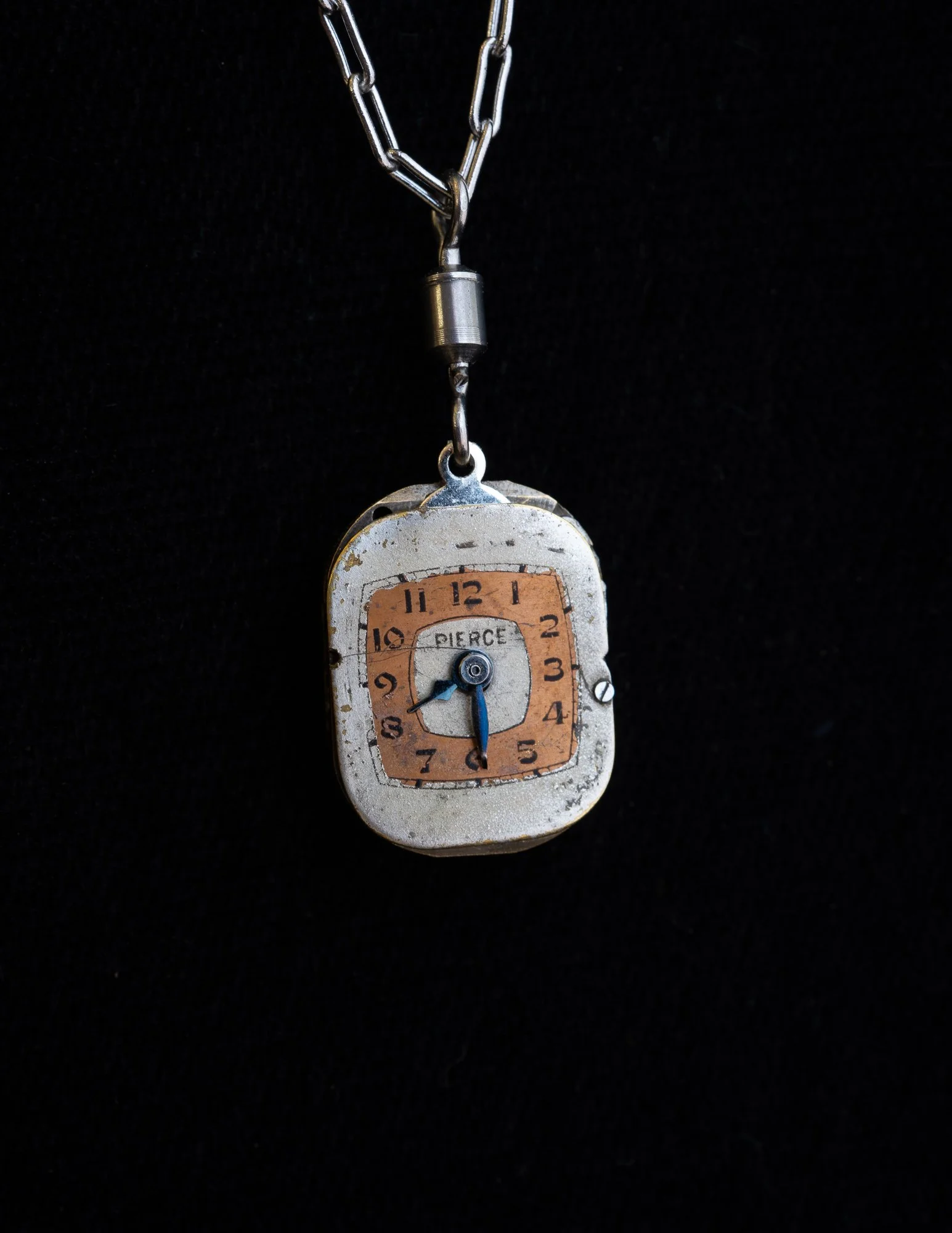 CUSTOM: Choose Your Own Time Antique Wristwatch Double-Sided Necklace