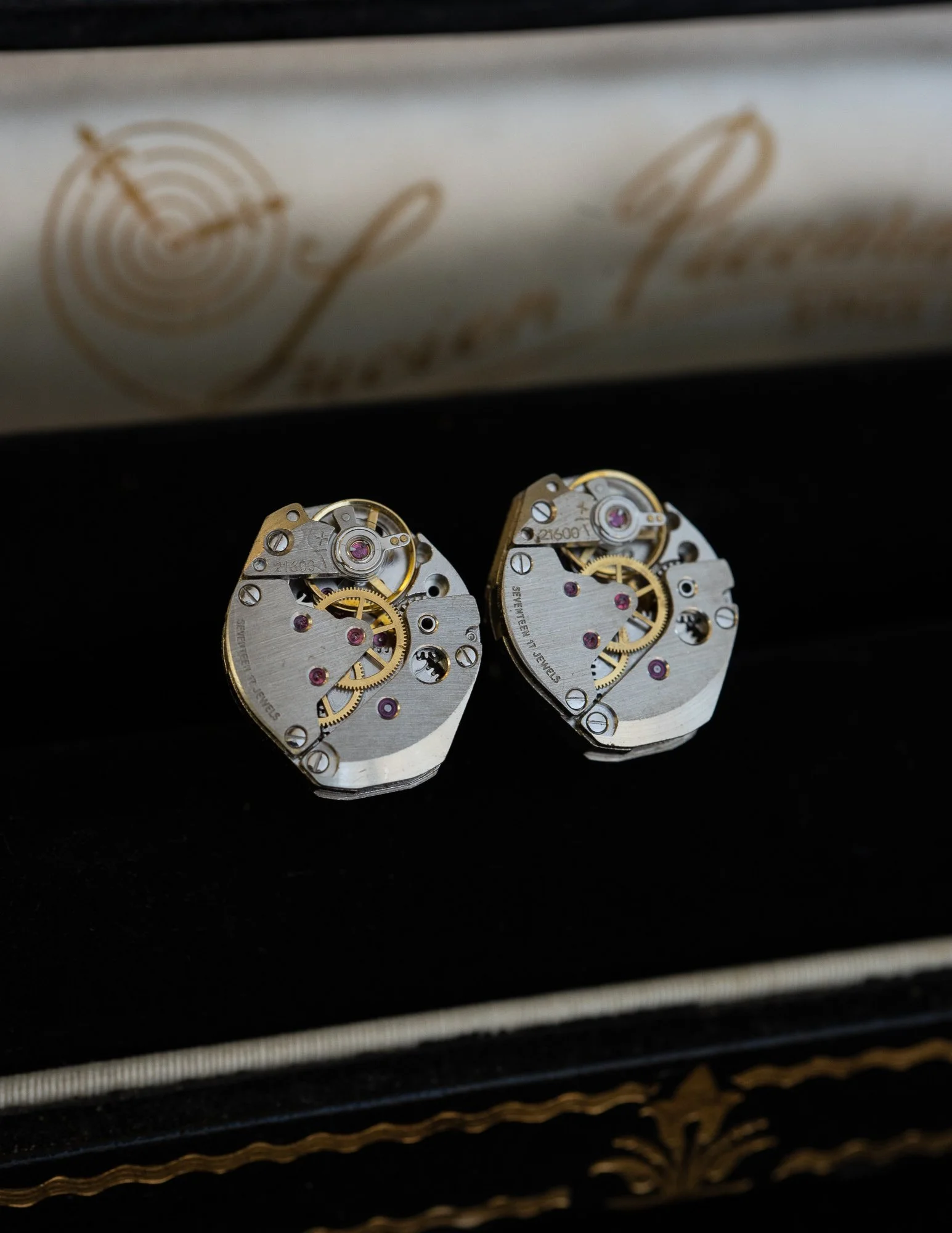 Antique Wristwatch Stainless Steel Cufflinks