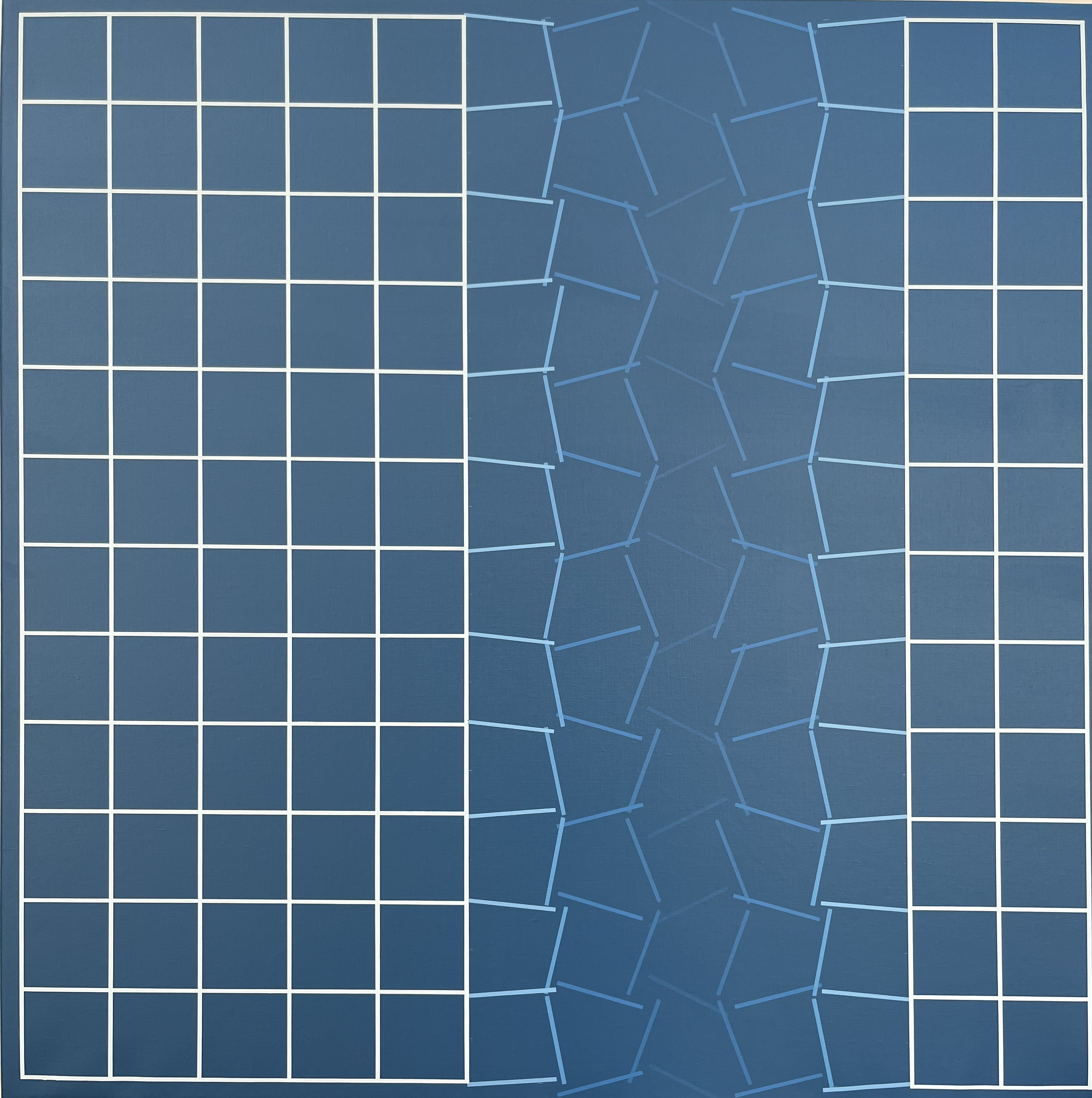 AIR 2, acrilic sobre lino, 100x100cm, 2025