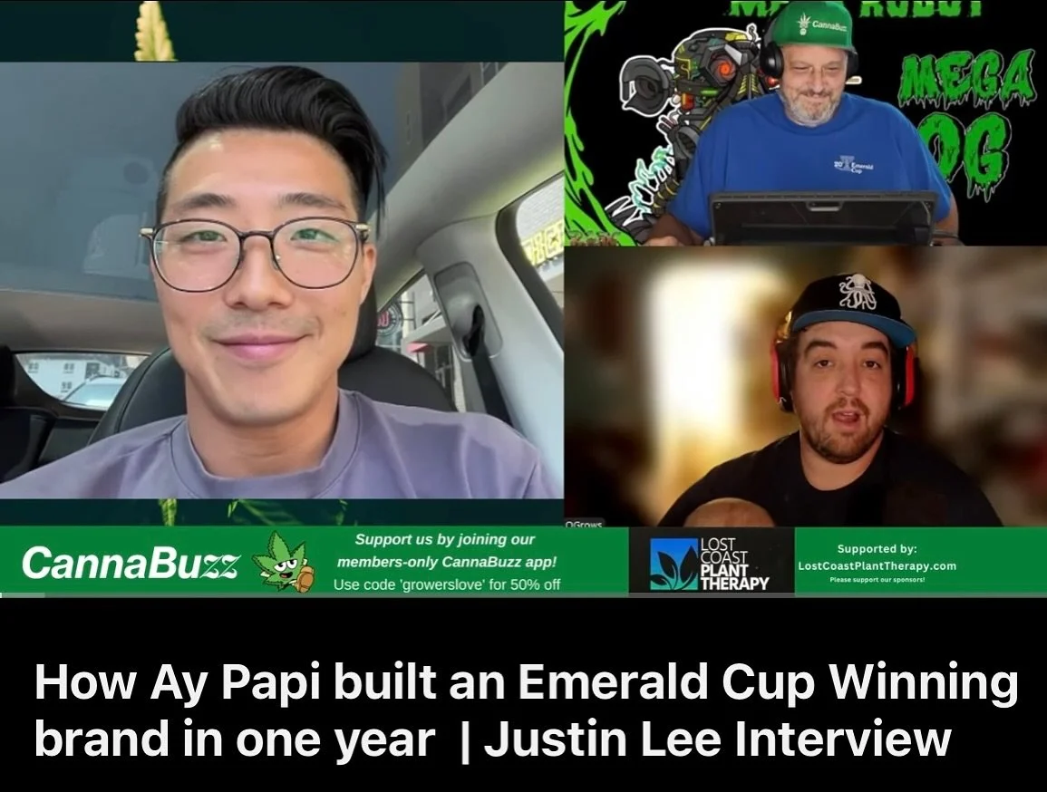 Thank you @cannabuzzsocial for having me on and for providing a platform for craft brands/farms. Check out the full episode on YouTube to  hear the story of @aypapico and the inspiring collaborations with @huckleberryhillfarms @mattolevalleysungrown 