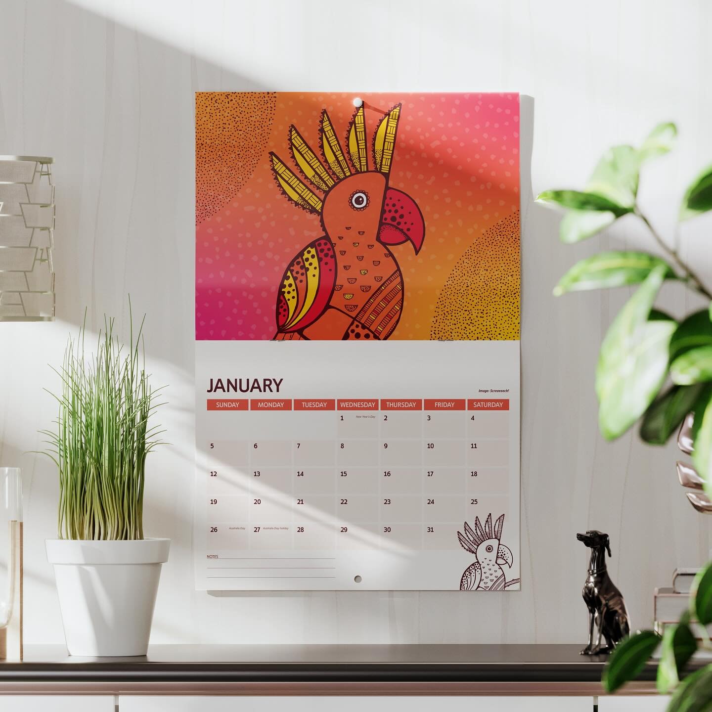 If you&rsquo;re interested in a 2025 art calendar, I&rsquo;m currently putting one together. Some new illustrations, some variations and a few of my old favourites. It&rsquo;s A4 landscape and printed in Australia on beautiful quality paper. $25aud +