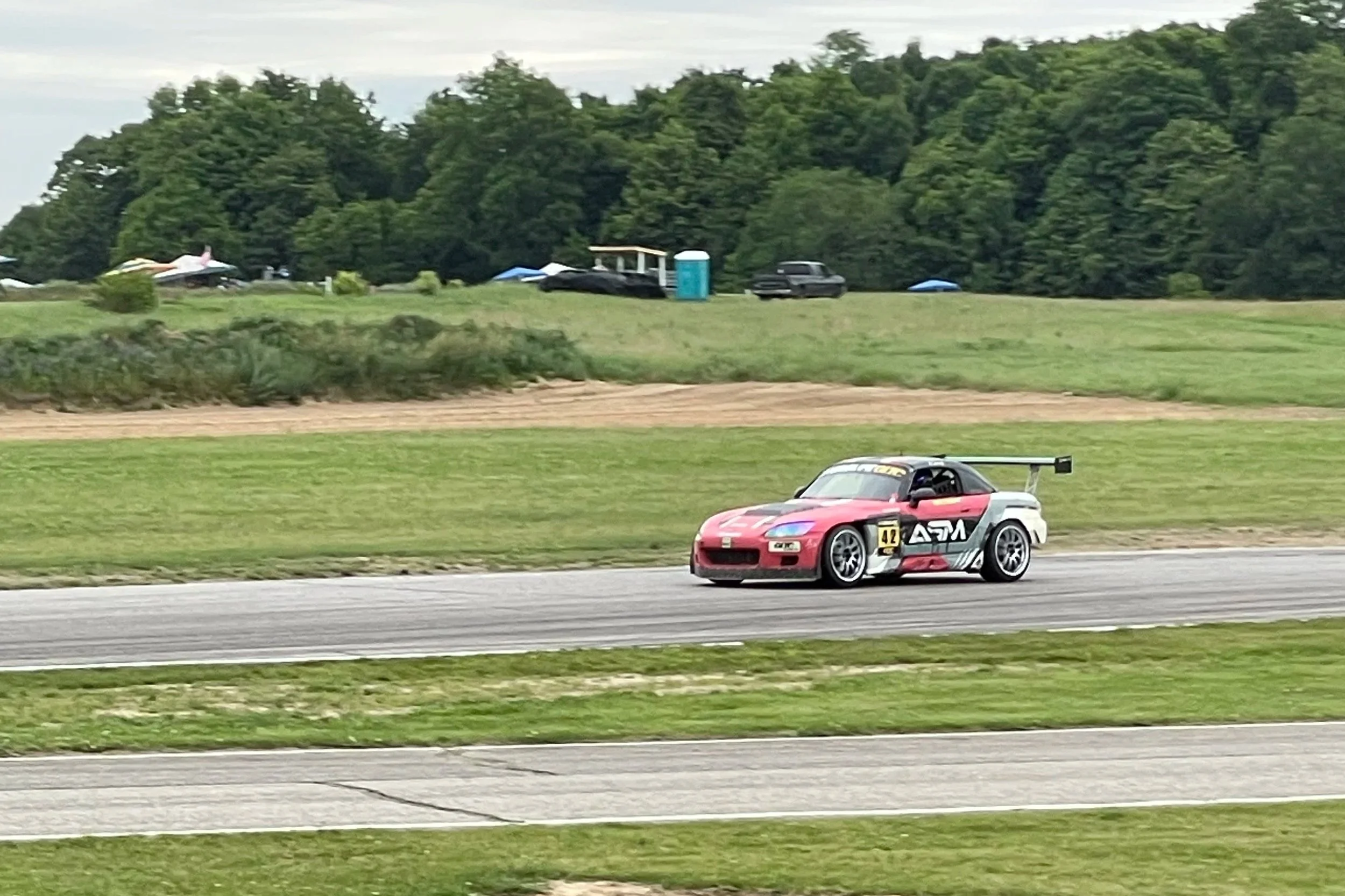 ASM S2000 competing at GridLife Midwest Festival at Gingerman Raceway in June 2024