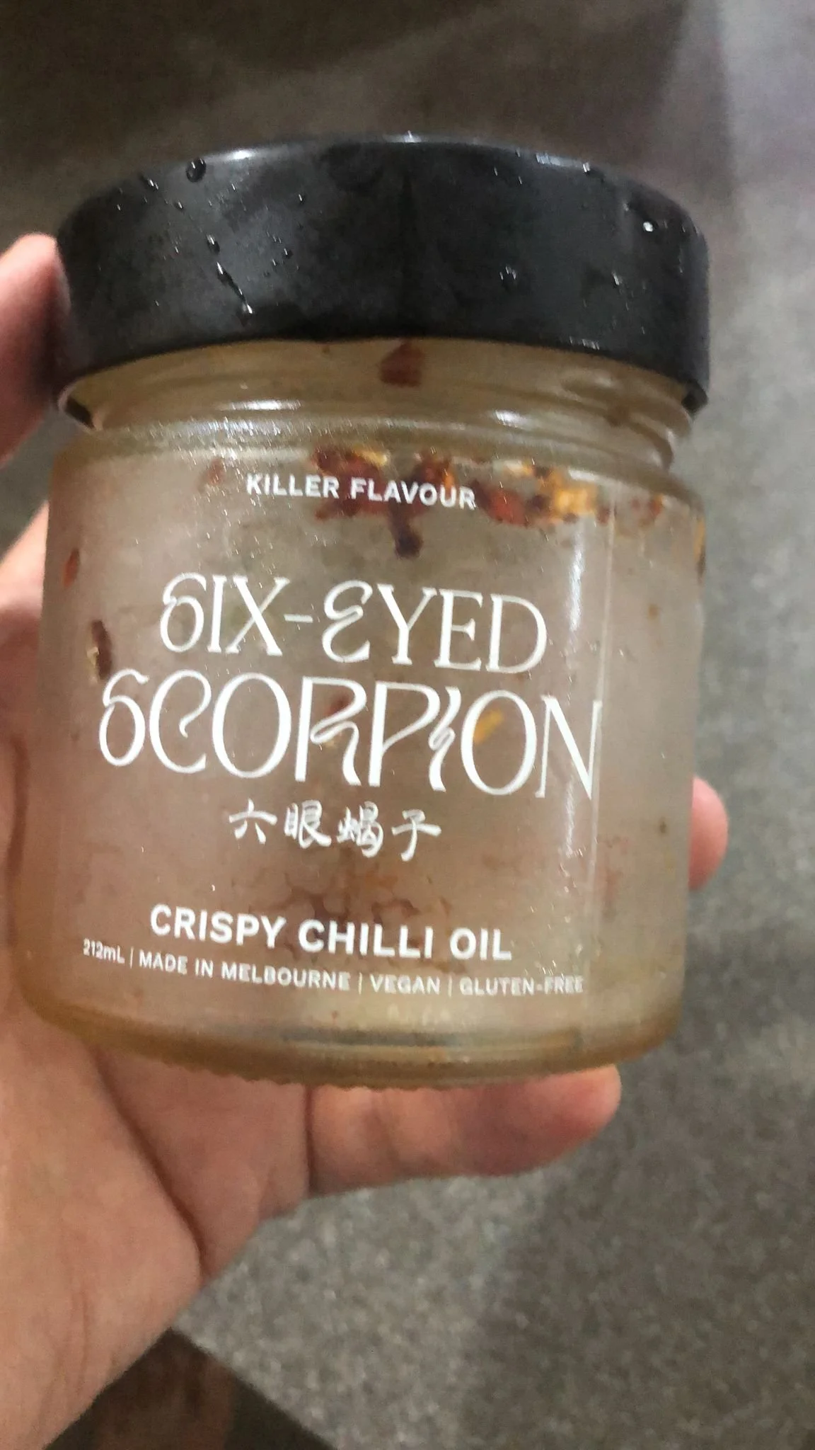 Shop Crispy Chilli Oil — SixEyed Scorpion