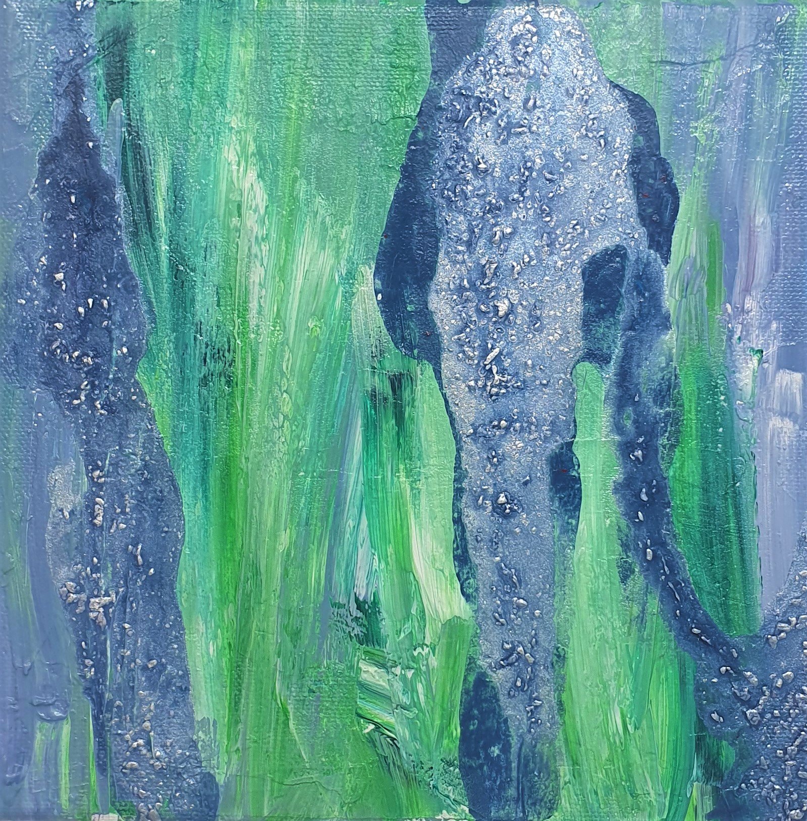 scented painting abstract woodland
