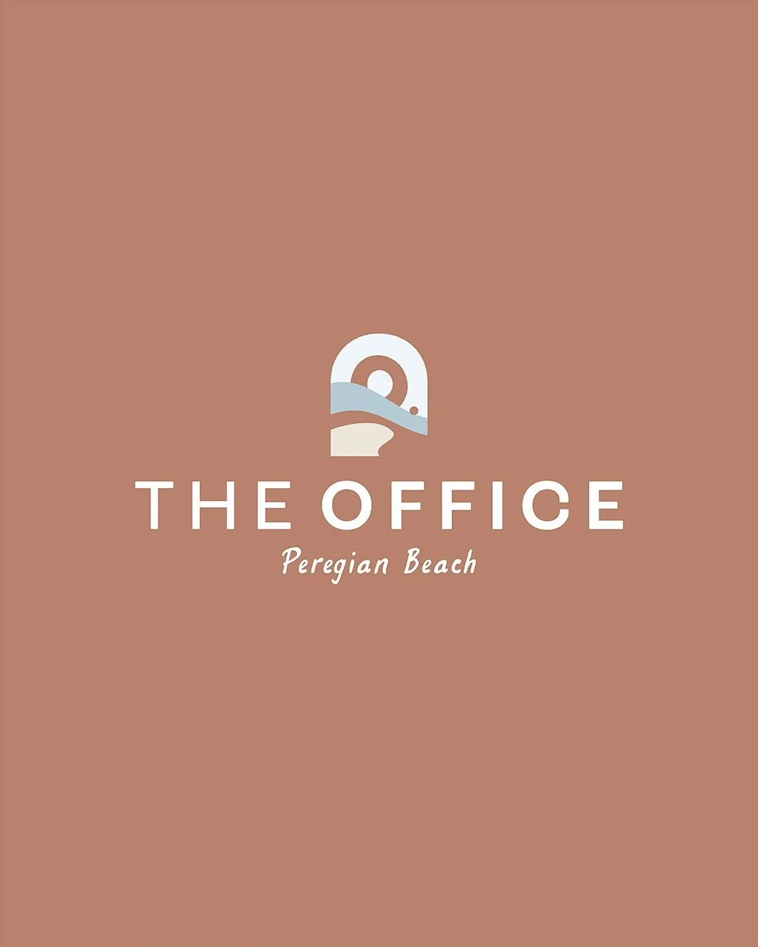 New work for @theofficeperegianbeach, now open in the heart of the village. Ollie + Liz were a dream to work with on this project. We partnered up to create the branding, brochure, signage and website for their premium private office suites, leasing 
