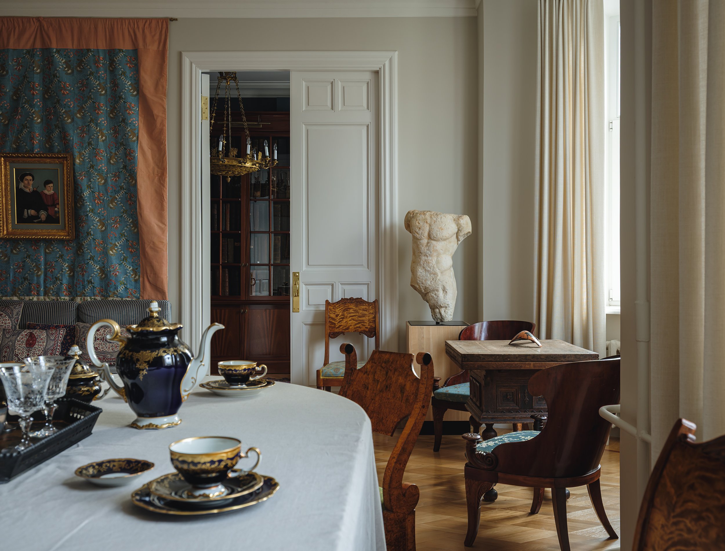 Apartment designed by Albina Nazimova for Maxim Byvshev, Moscow, 2023