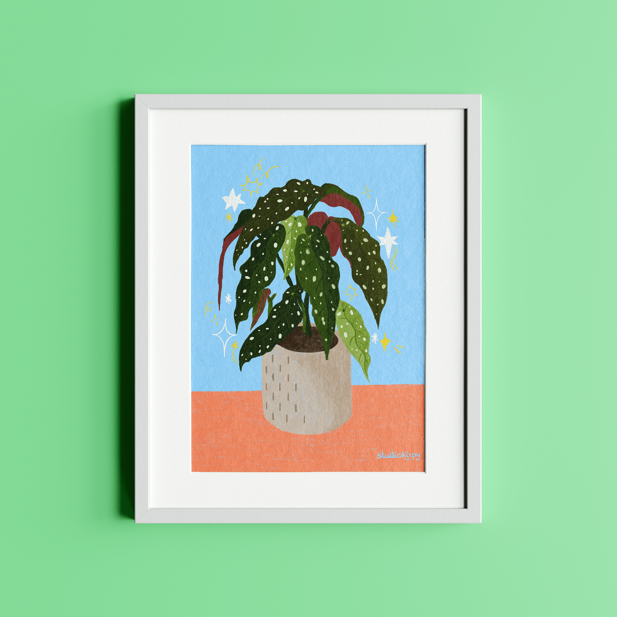 begonia babe - art print