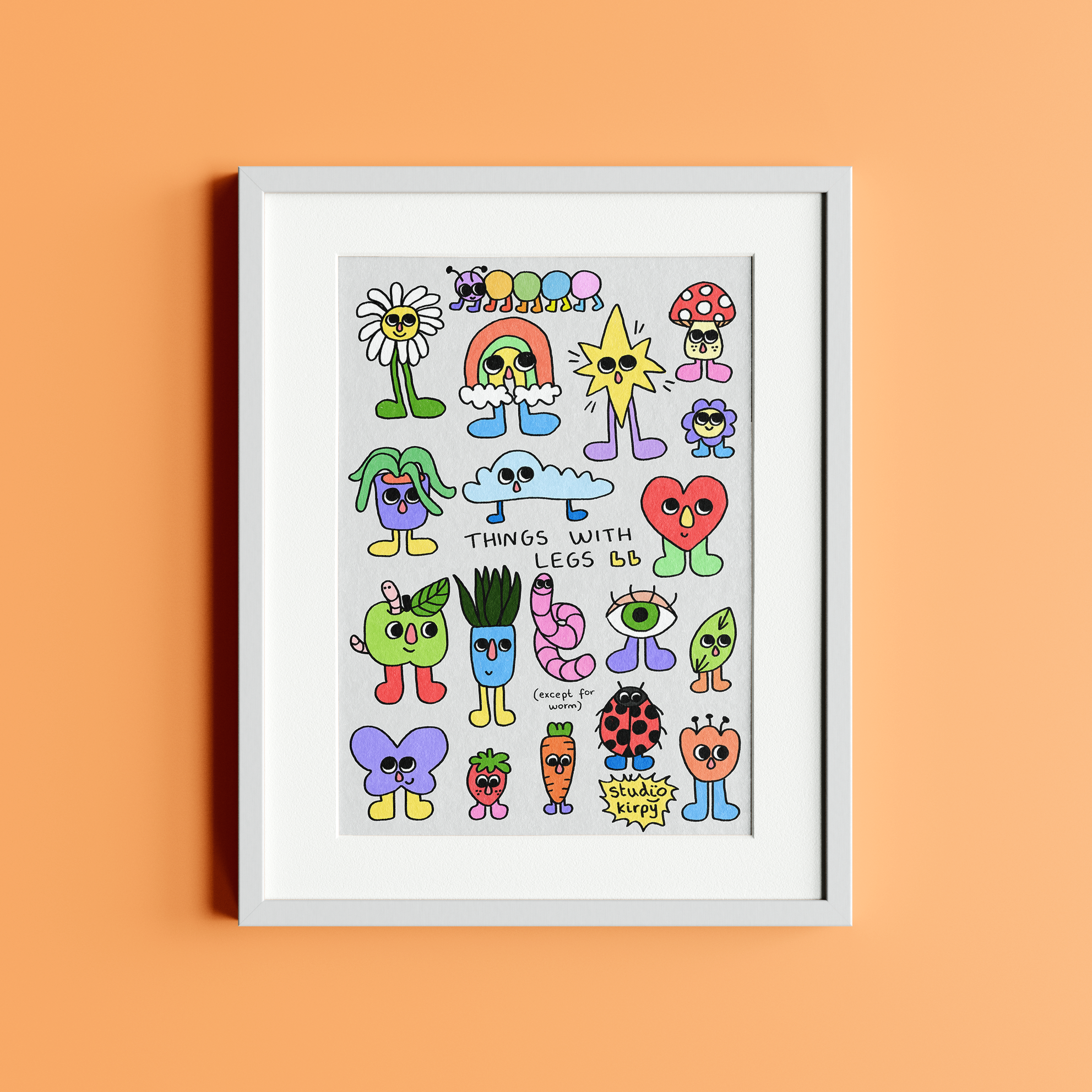 things with legs - art print
