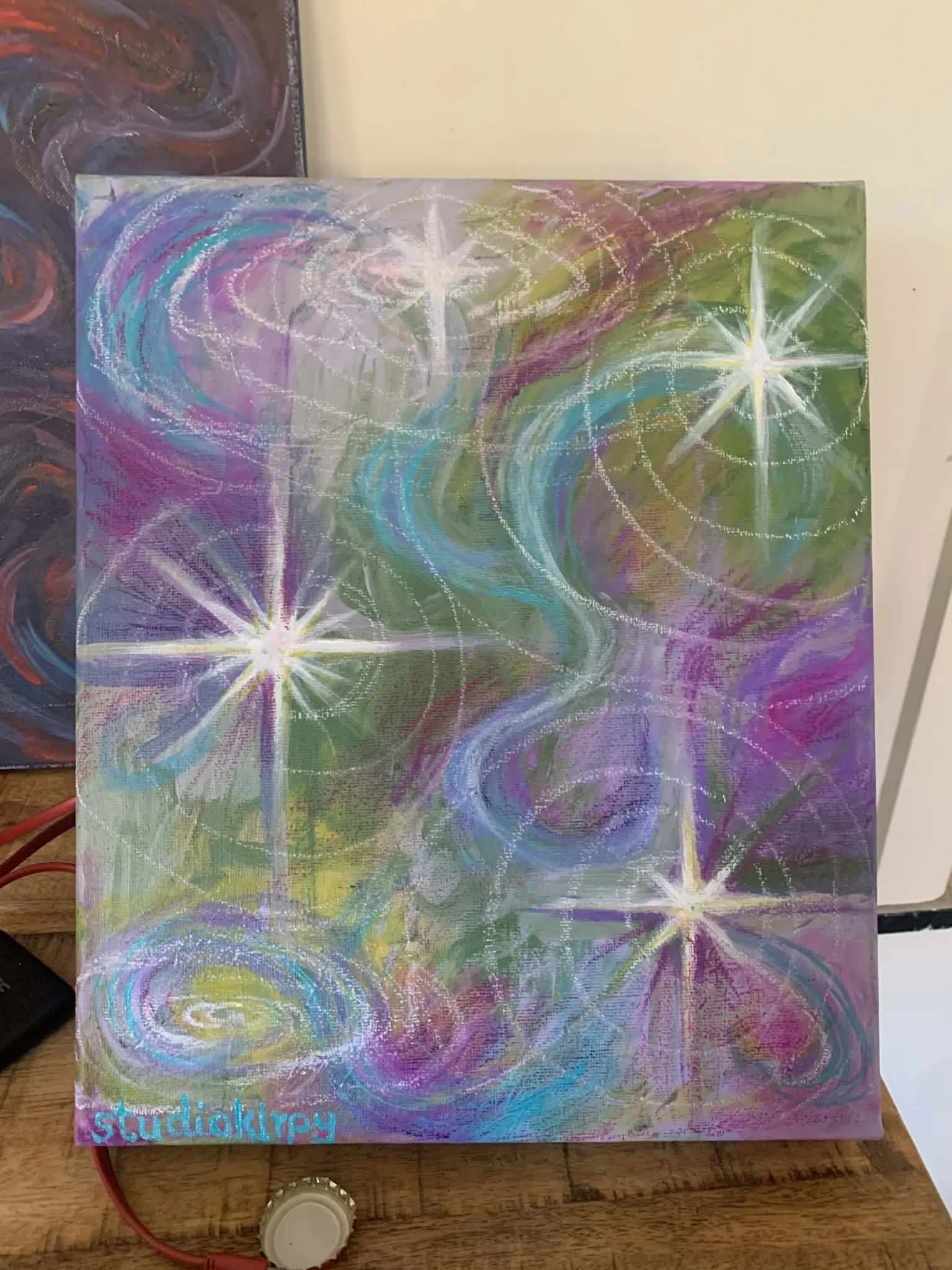 ripples in the universe - original acrylic painting