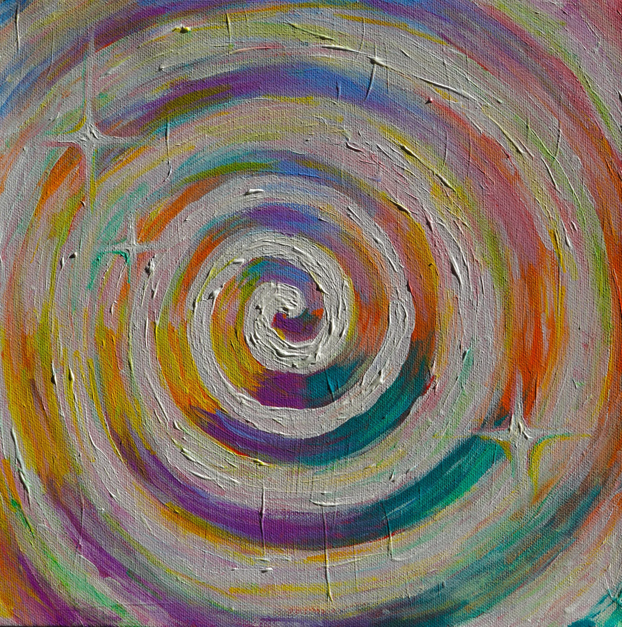 spiral portal - original acrylic painting
