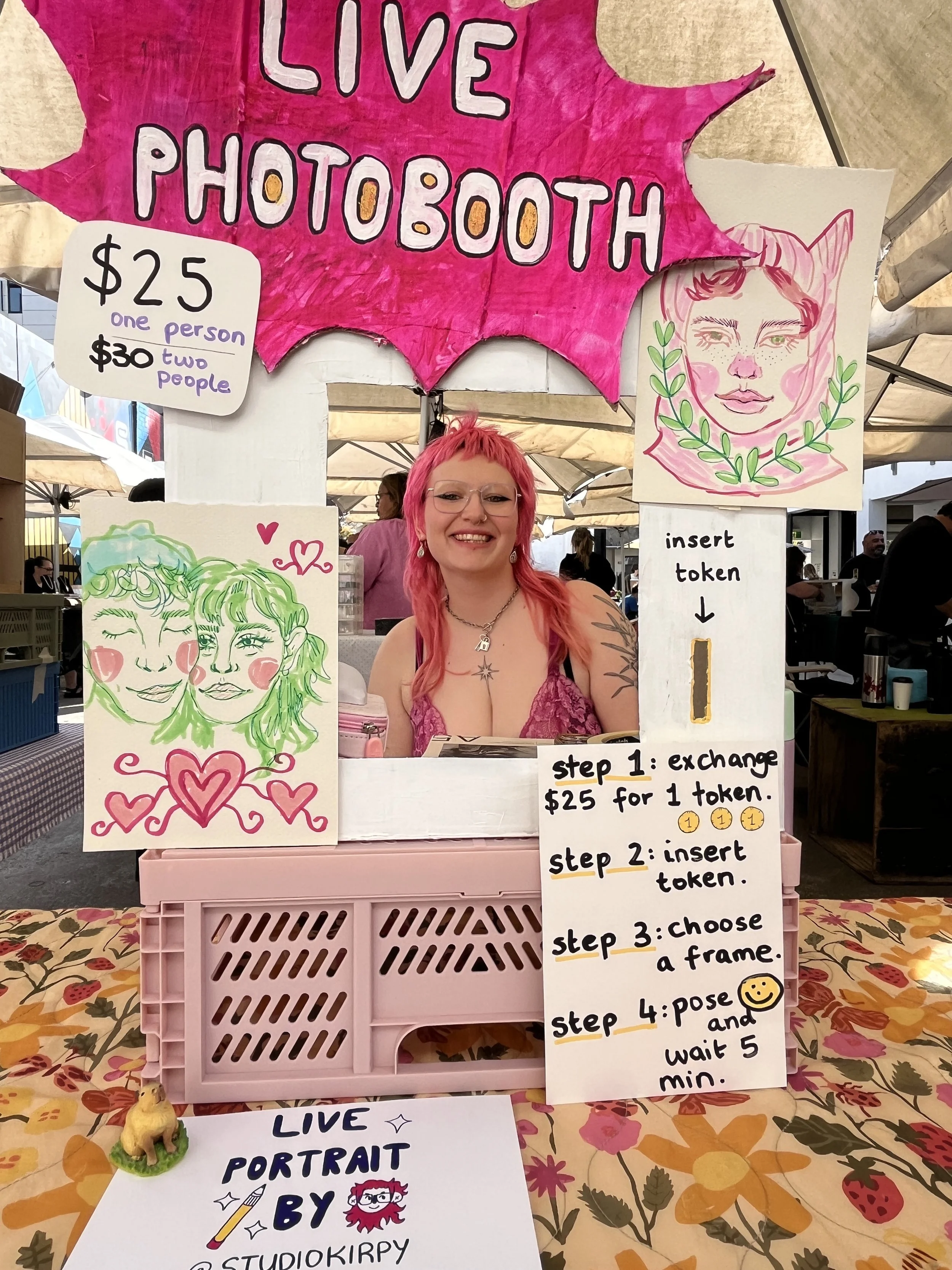 Live Portrait Drawing