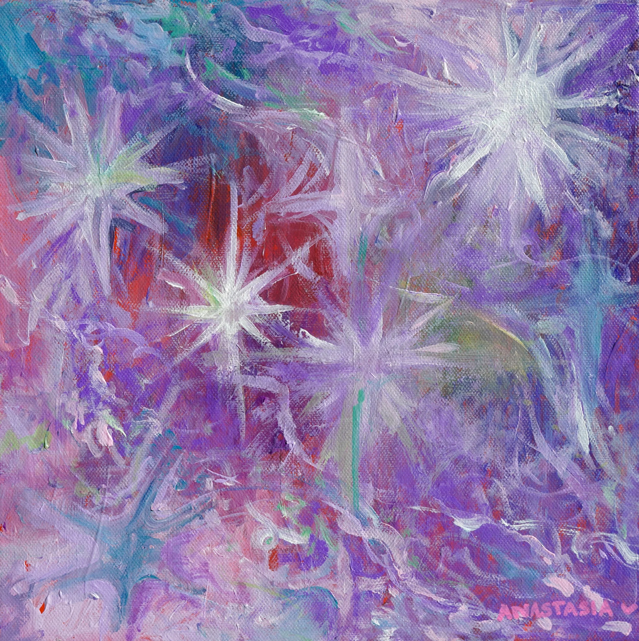 starry skies - original acrylic painting