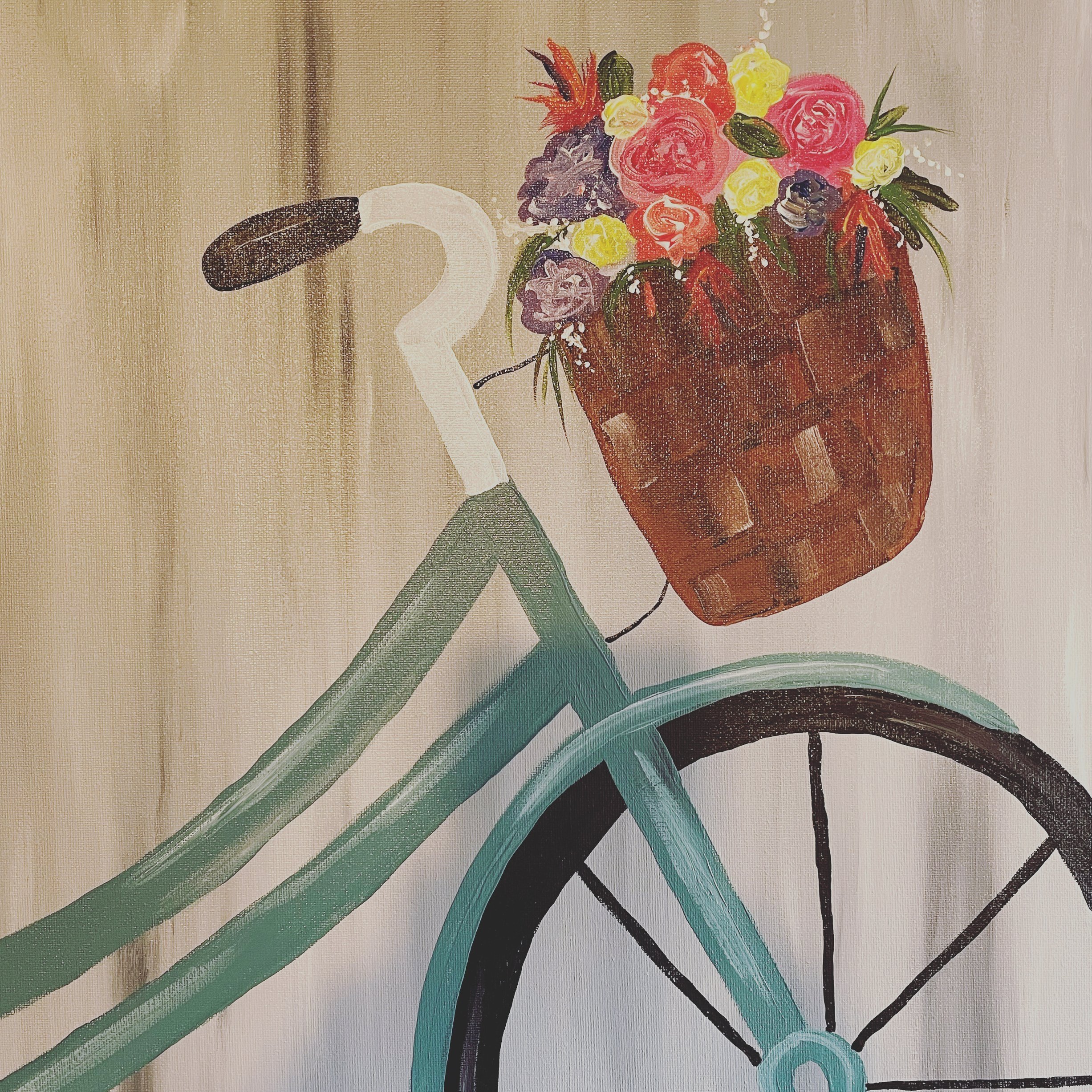 Bike with flowers