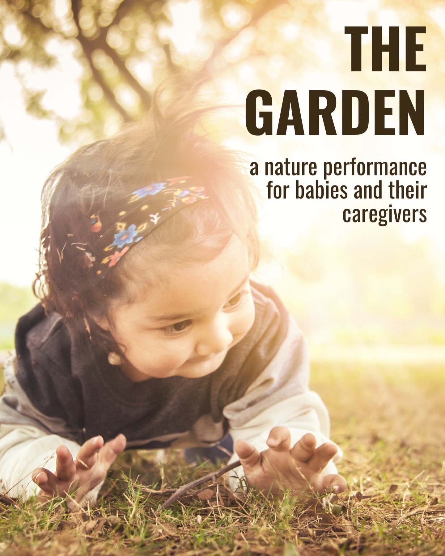 Hello there, friends. Tuning in to social media again to share this beautiful, truly special project I've been involved with as a nature education consultant. 

&quot;The Garden&quot; is a 45-minute interactive, meditative performance for babies and 