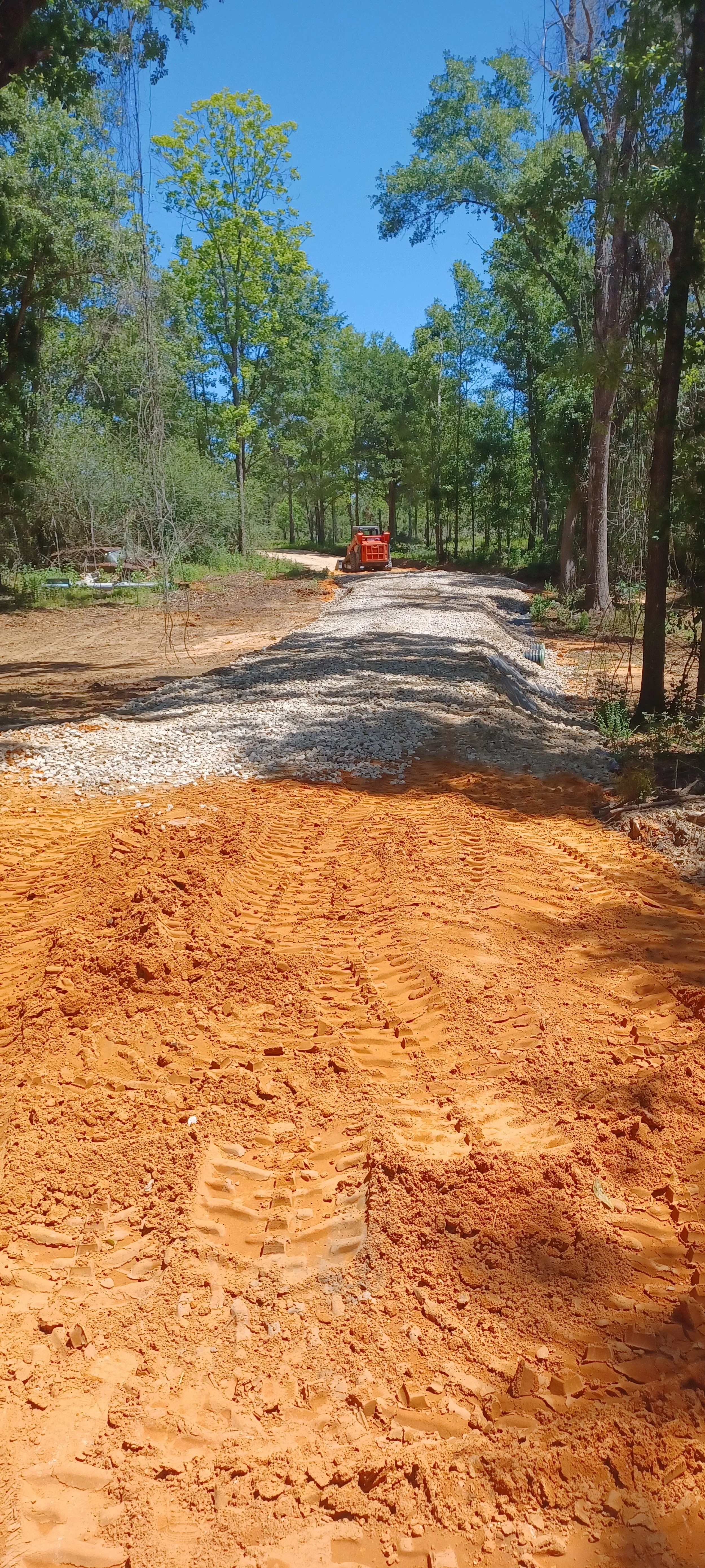 Customer opted for crushed concrete