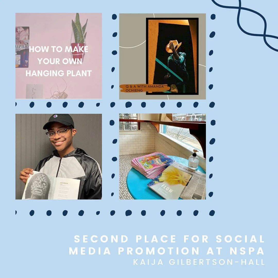 Congratulations to Kaija Gilbertson Hall for winning Second Place for the 2021 National Scholastic Press Association Story of the Year: Social Media Promotion!