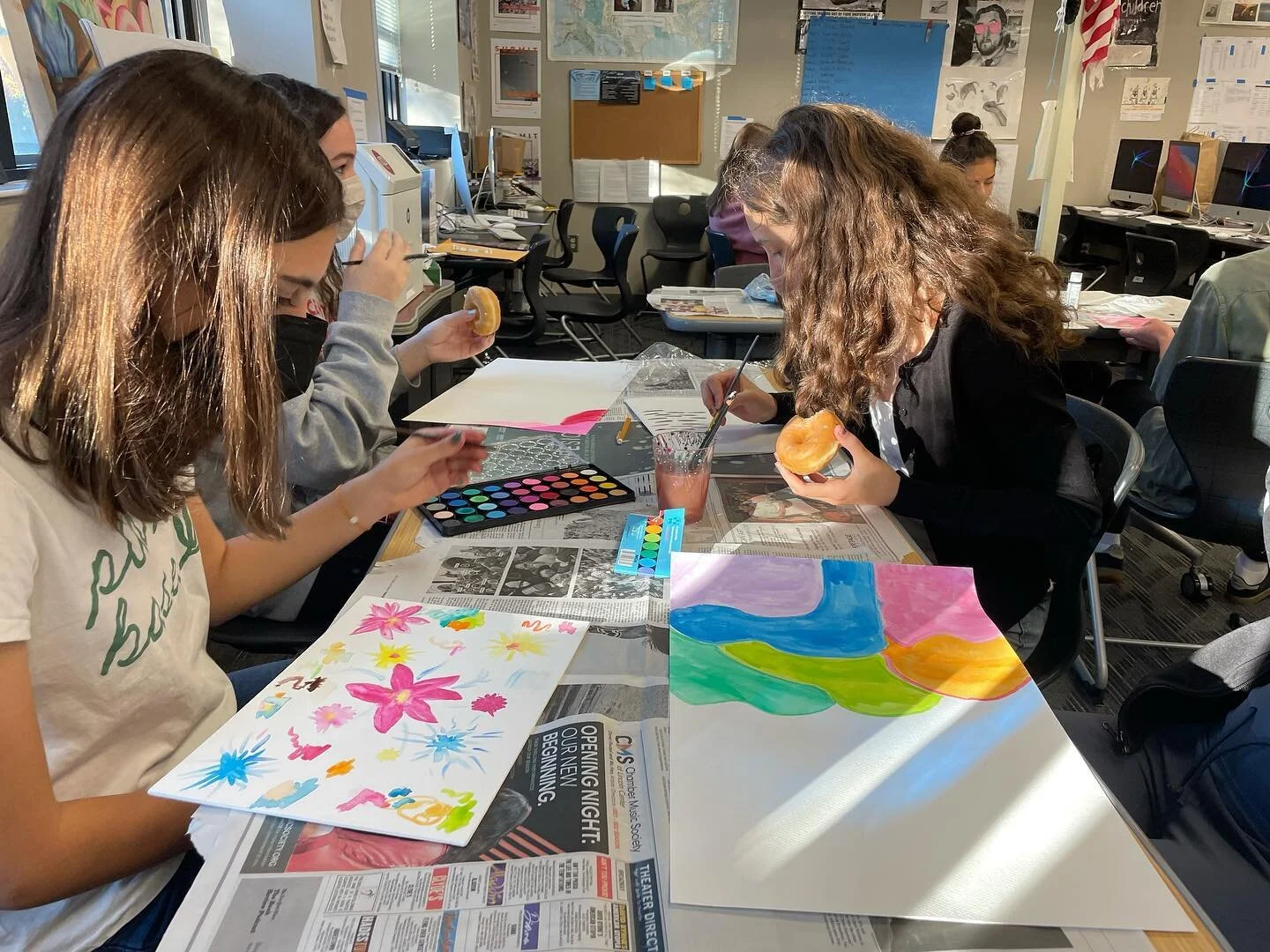 Meeting Tomorrow! Come join us tomorrow morning for watercolors again in room 231! We will be painting from 8-8:35 and breakfast is provided!