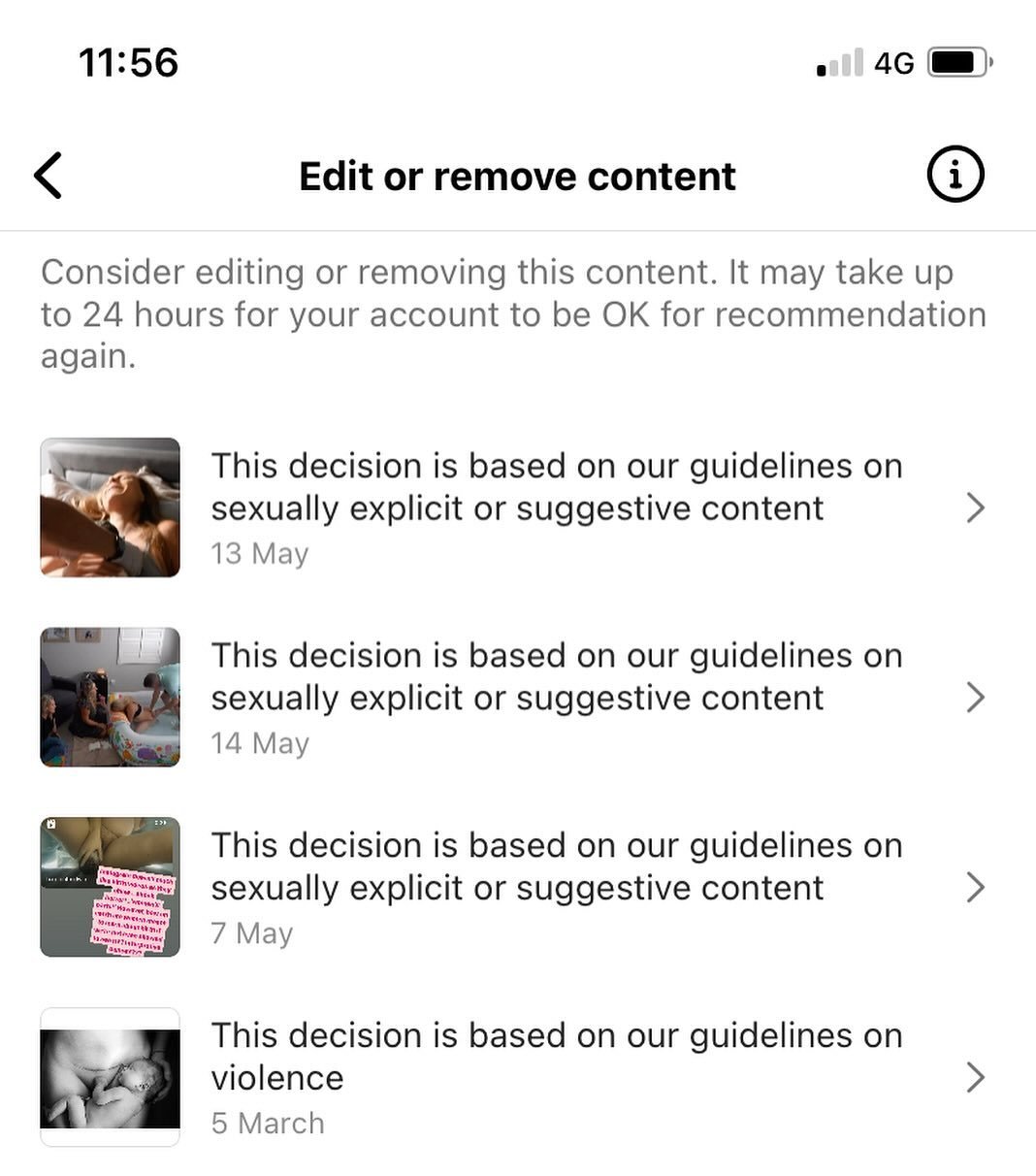 I&rsquo;m not very fond of Instagram right now.
😑😑😑🤯

AI is NOT the way to go. I&rsquo;m getting bored of appealing.
Birth is a normal, physiological event.
People are not harmed by seeing birth.
The people that follow birth accounts are usually 