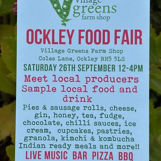 Ockley Food Fair - 26th September