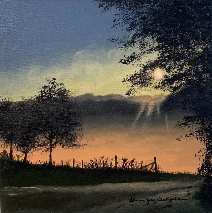 Sunset painting by Sharon Jungclaus-Gould