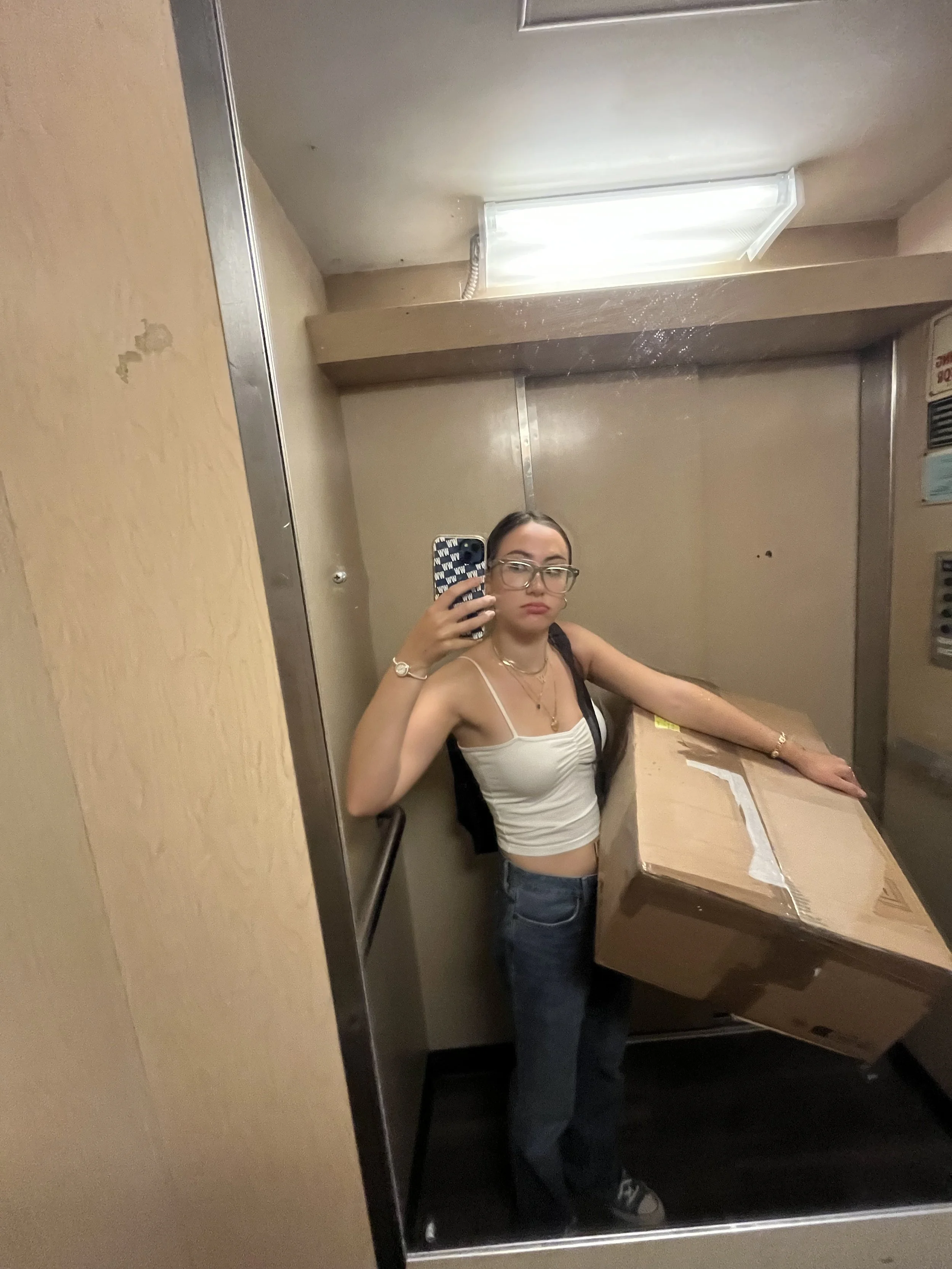 Wendy Woffington at UPS shipping back clothing loans/pulls 