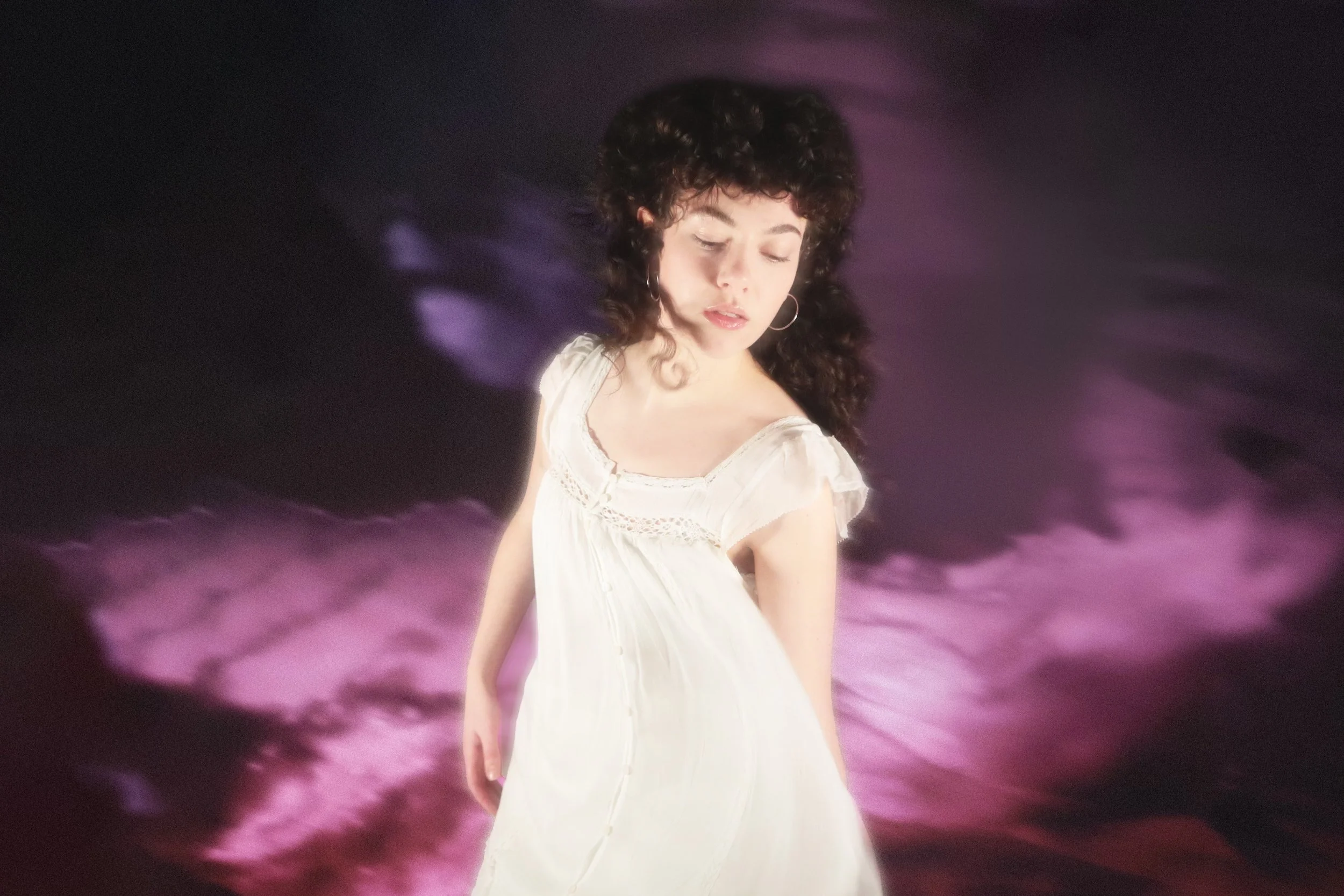 “Fig Pantone color luxury fashion editorial”