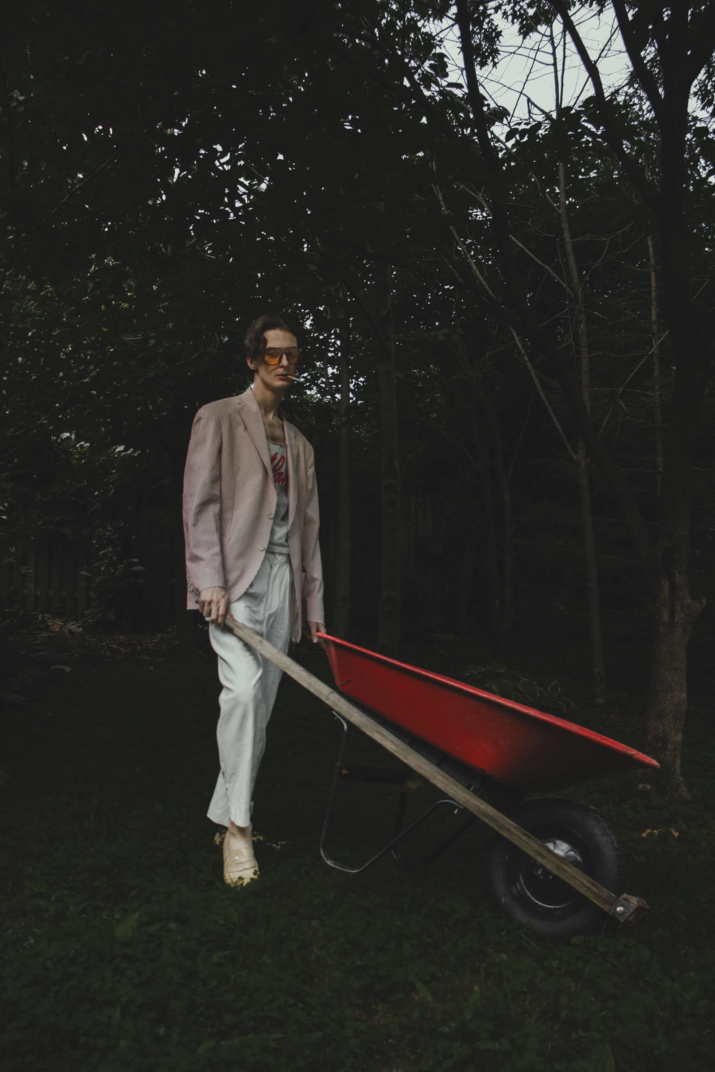 Rentboy's 8 hottest takes pushing wheelbarrow in woods Emma Detwiler Photographer