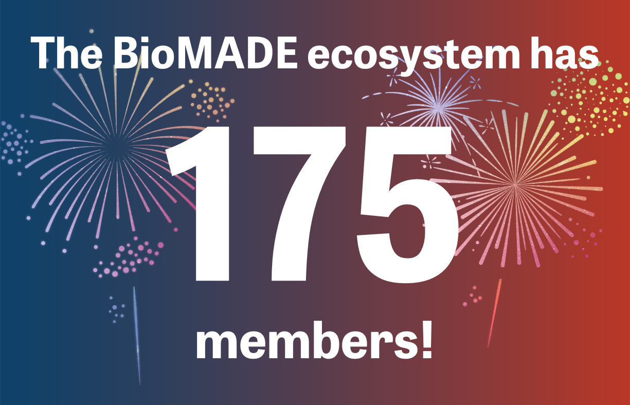 The BioMADE Ecosystem Has 175 Members! — BioMADE