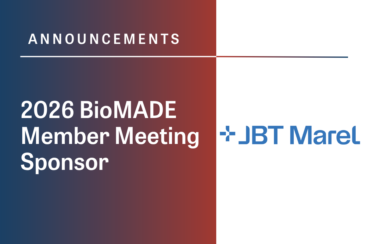 Member Meeting Sponsor: JBT Marel