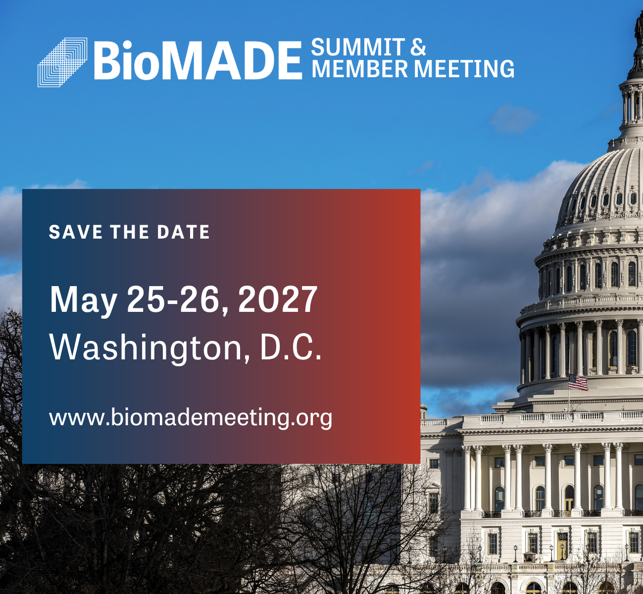 BioMADE Summit &amp; Member Meeting 2027