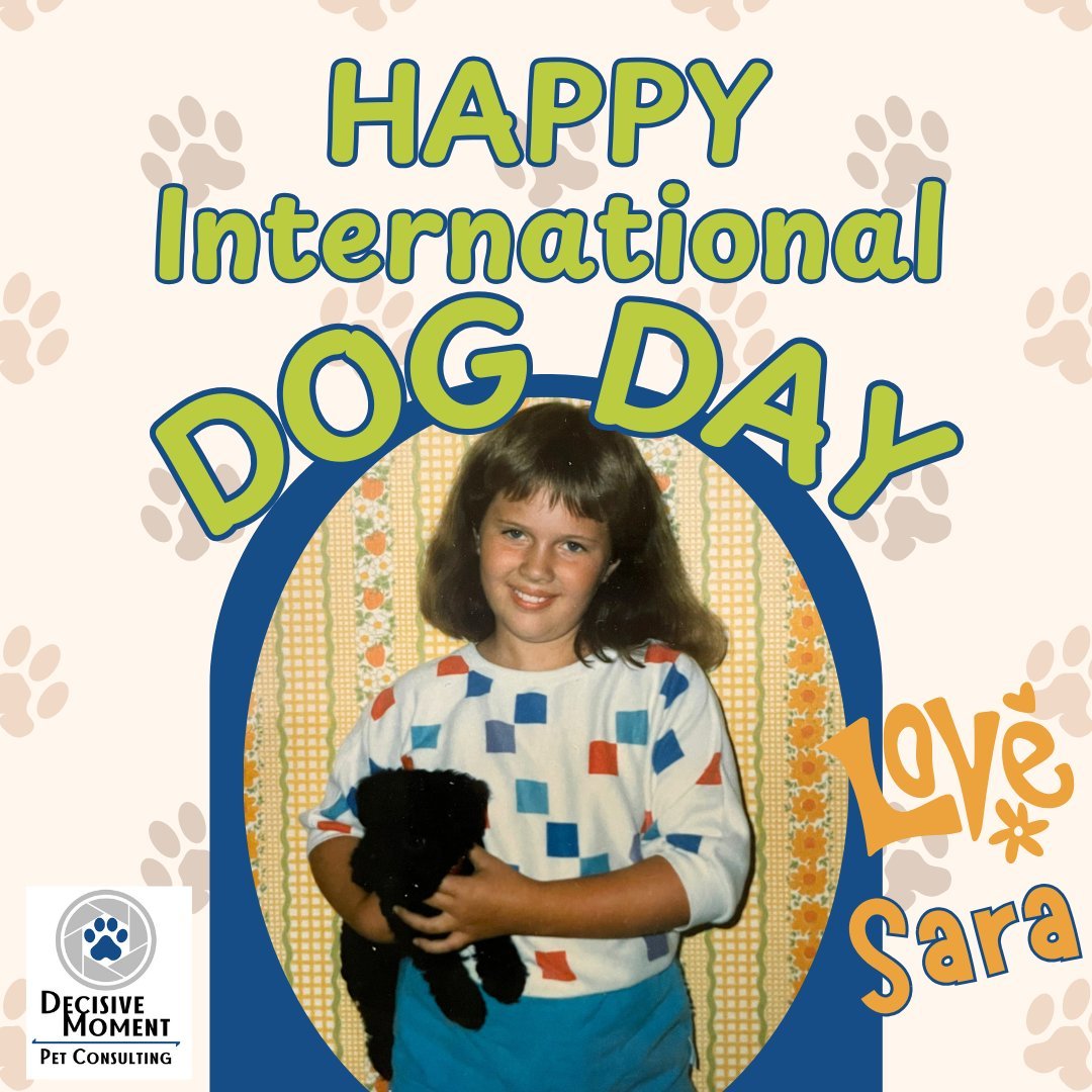Happy International Dog Day! 

We hope you and your dog are having a great day. 

May your dog bring you the joy, safety, and empowerment that Gus the Schnoodle brought to nine-year-old Sara! 

In return, give your dog all the modern training, enrich