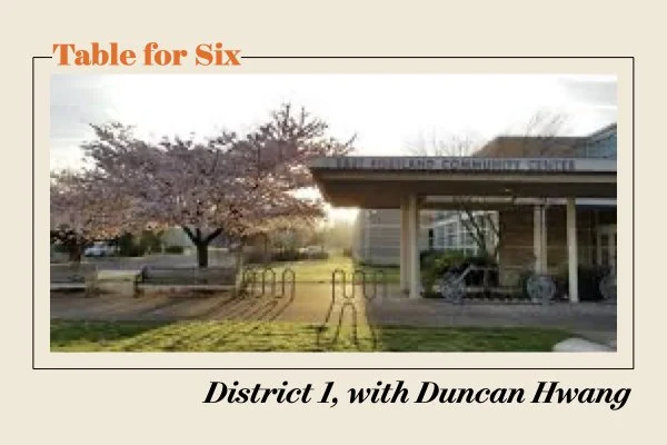 Table for Six: District 1 Lunch & Learn