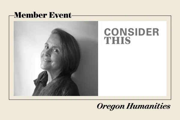 Oregon Humanities: Consider This with Naomi Shihab Nye