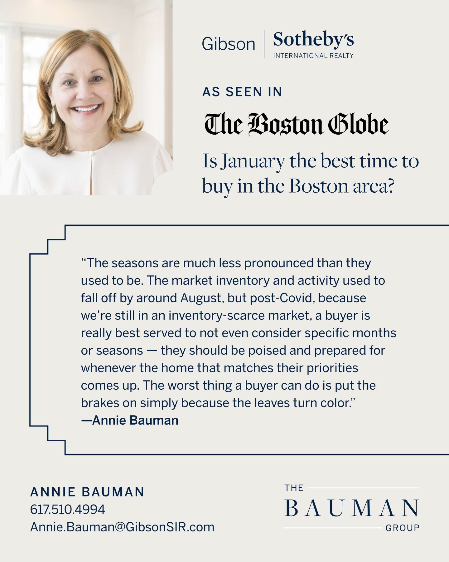 Do significant savings await January buyers? 

Appreciated the opportunity to participate in this story but I'm not sure the @lendingtree study pertains to our neck of the woods. The news is this: well priced, move-in ready homes will find ready will