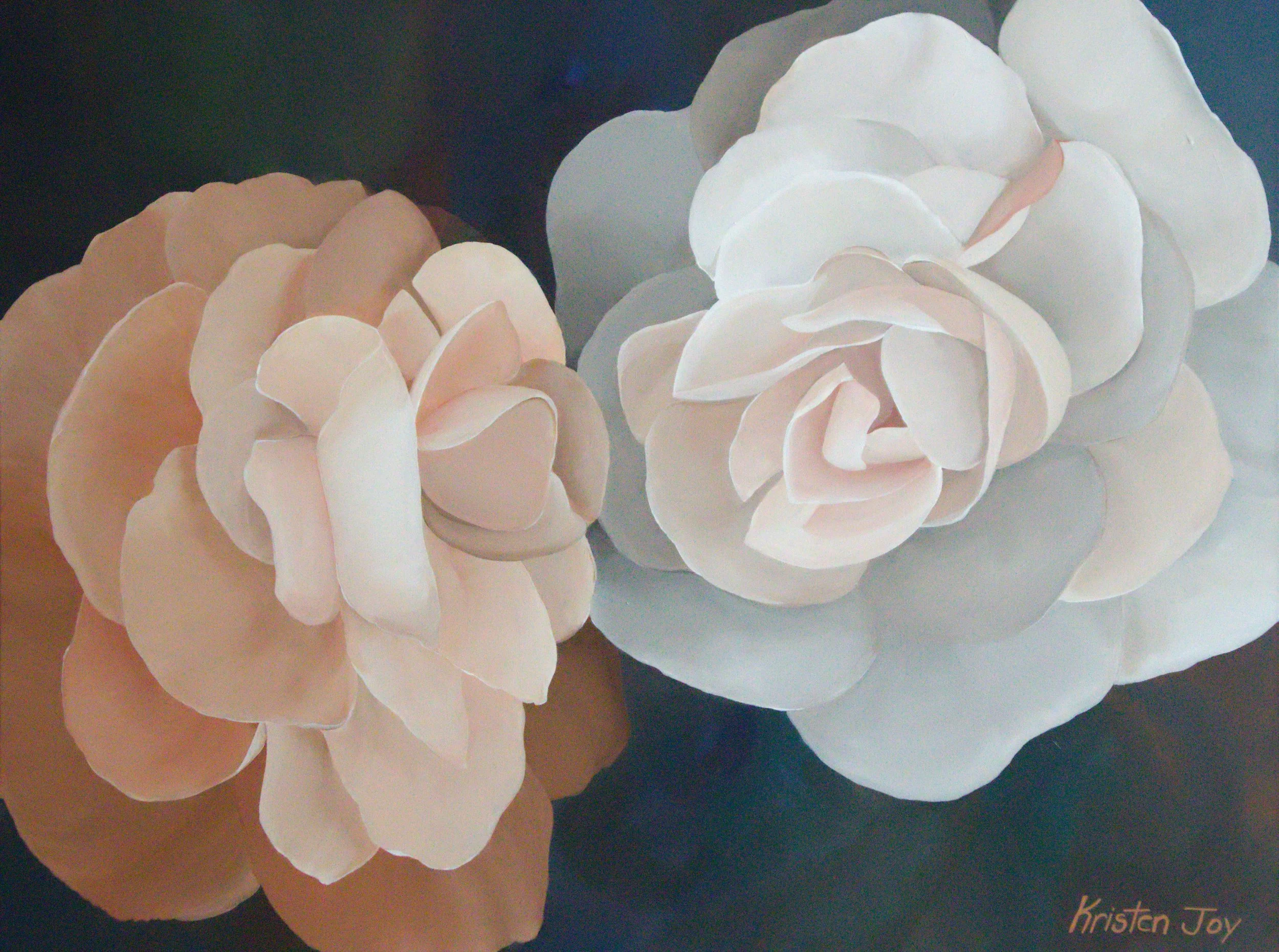 The Kiss - Framed   Acrylic on canvas    48 x 36 in. $2000