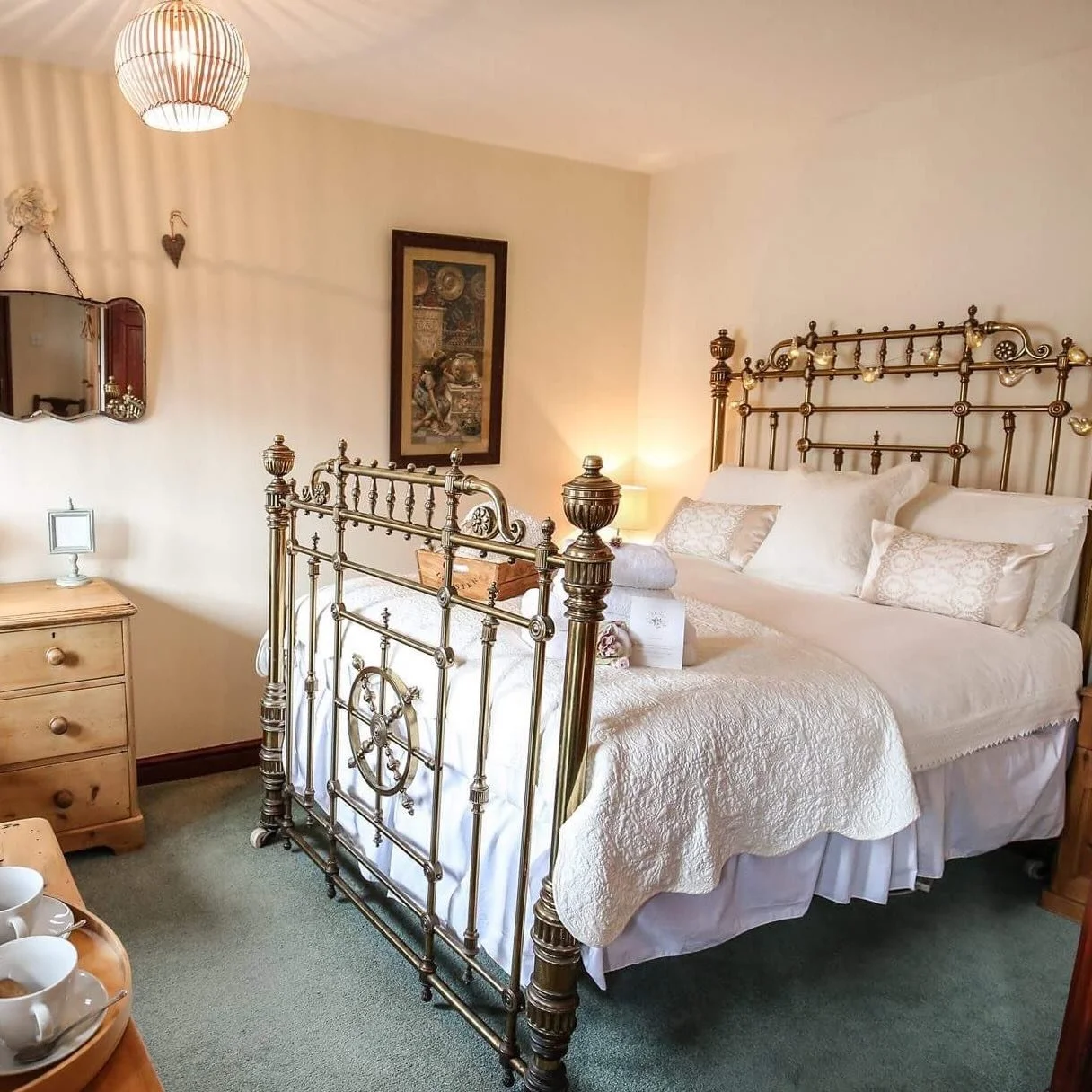 Room 3 is available for Friday &amp; Saturday. 

Room 3 is a balcony room, overlooking the garden with distinct nautical charm. It&rsquo;s gorgeous brass captain&rsquo;s bed makes a grand statement. The en-suite features both bath and shower. A perfe