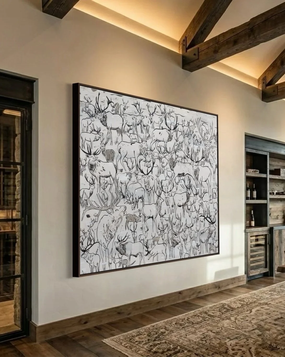 Bugling Herd | Print