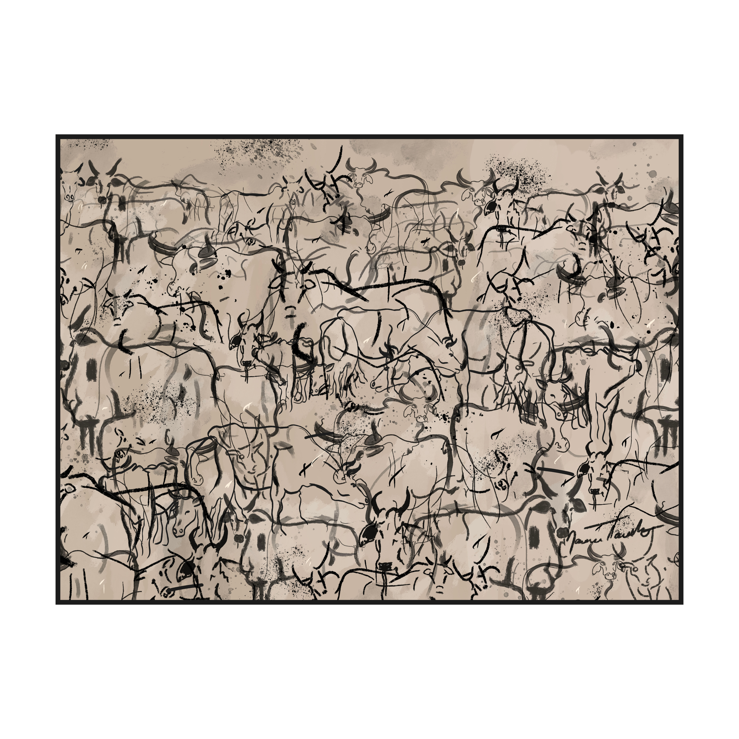 *Museum Quality Print | Wayward Herd
