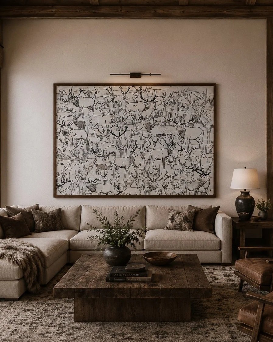 Bugling Herd | Print