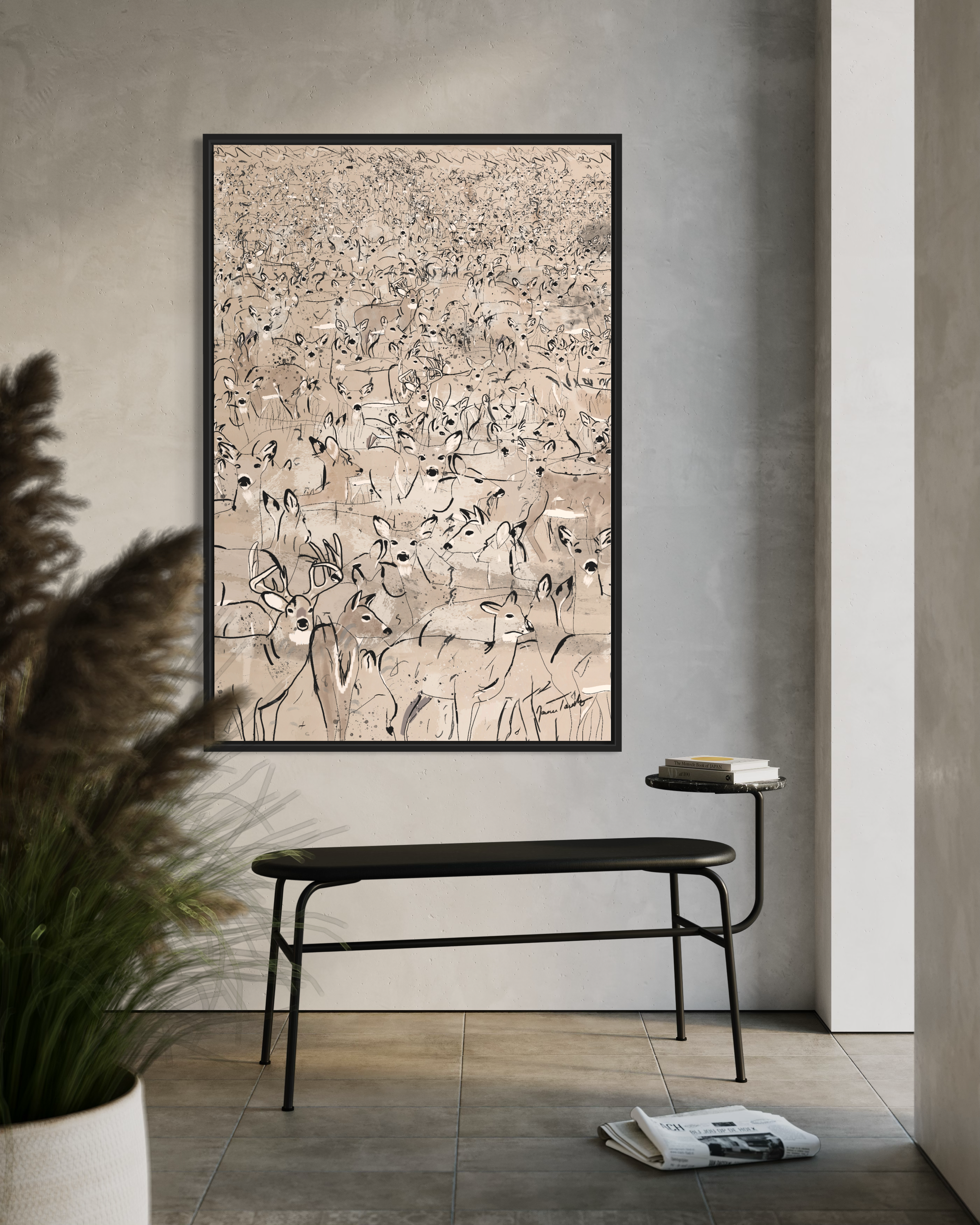 Gathering Herd Black Frame .jpeg