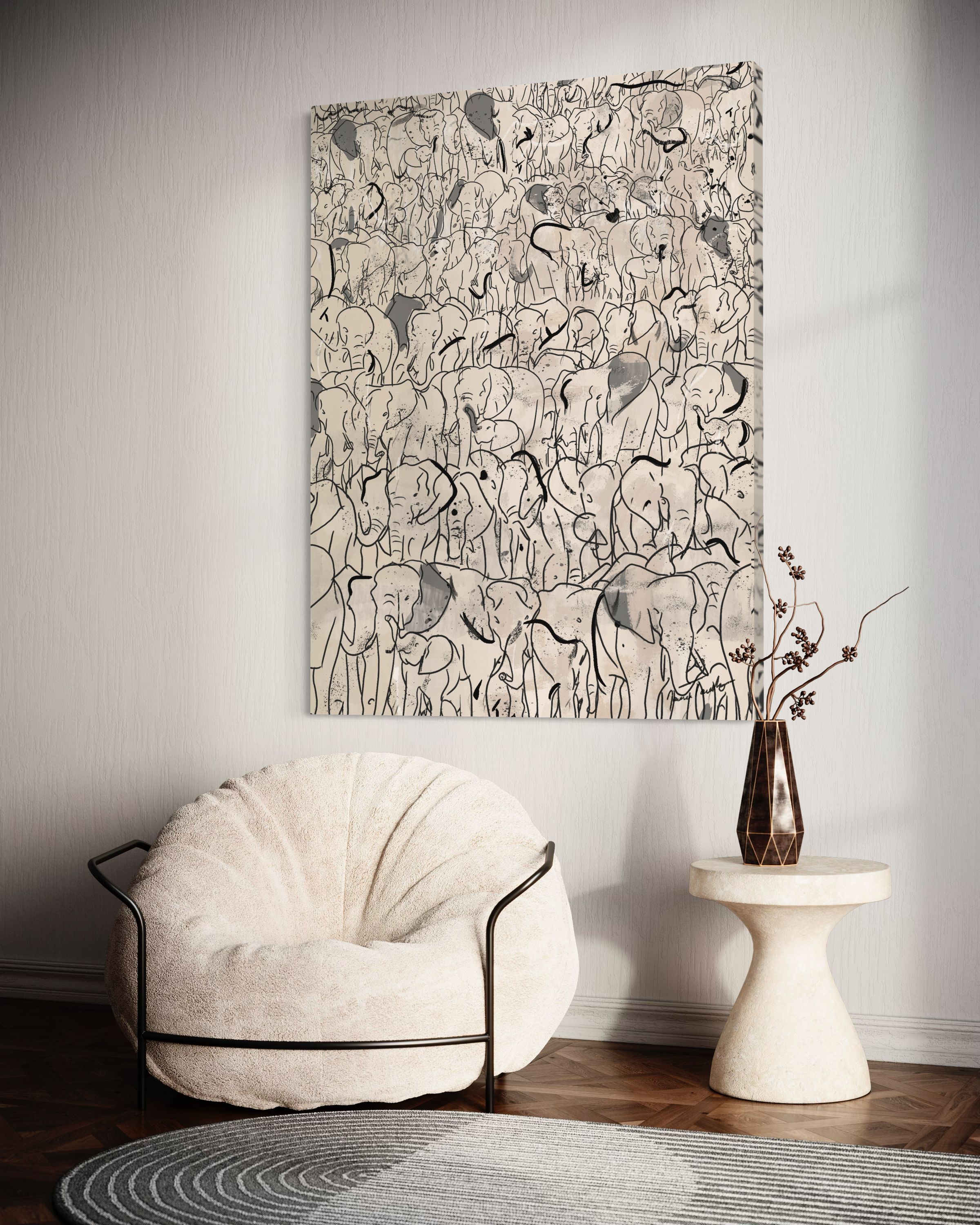 Thundering Portrait Stretched Canvas.jpeg