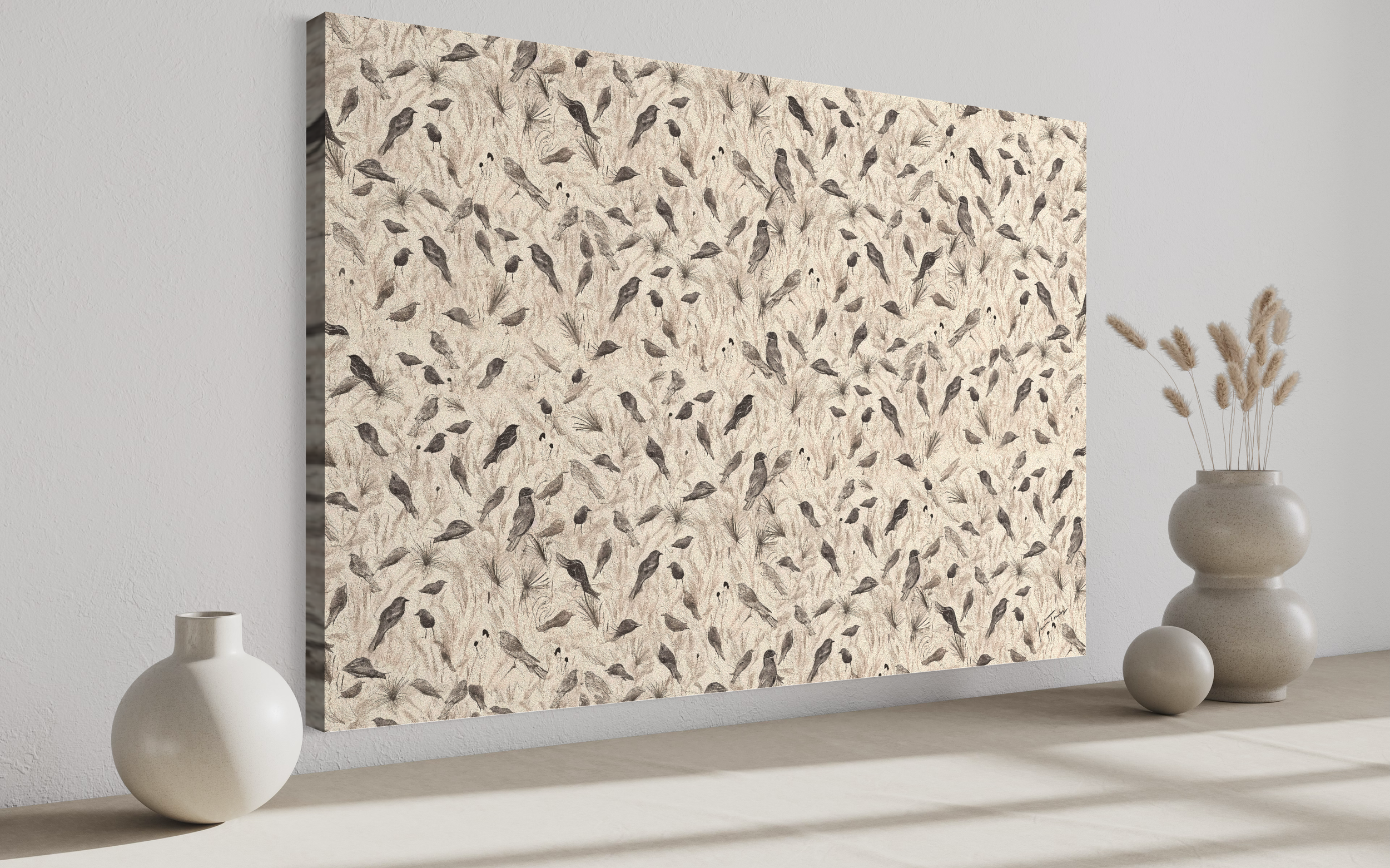 Soaring Flock Landscape Stretched Canvas Side.jpeg