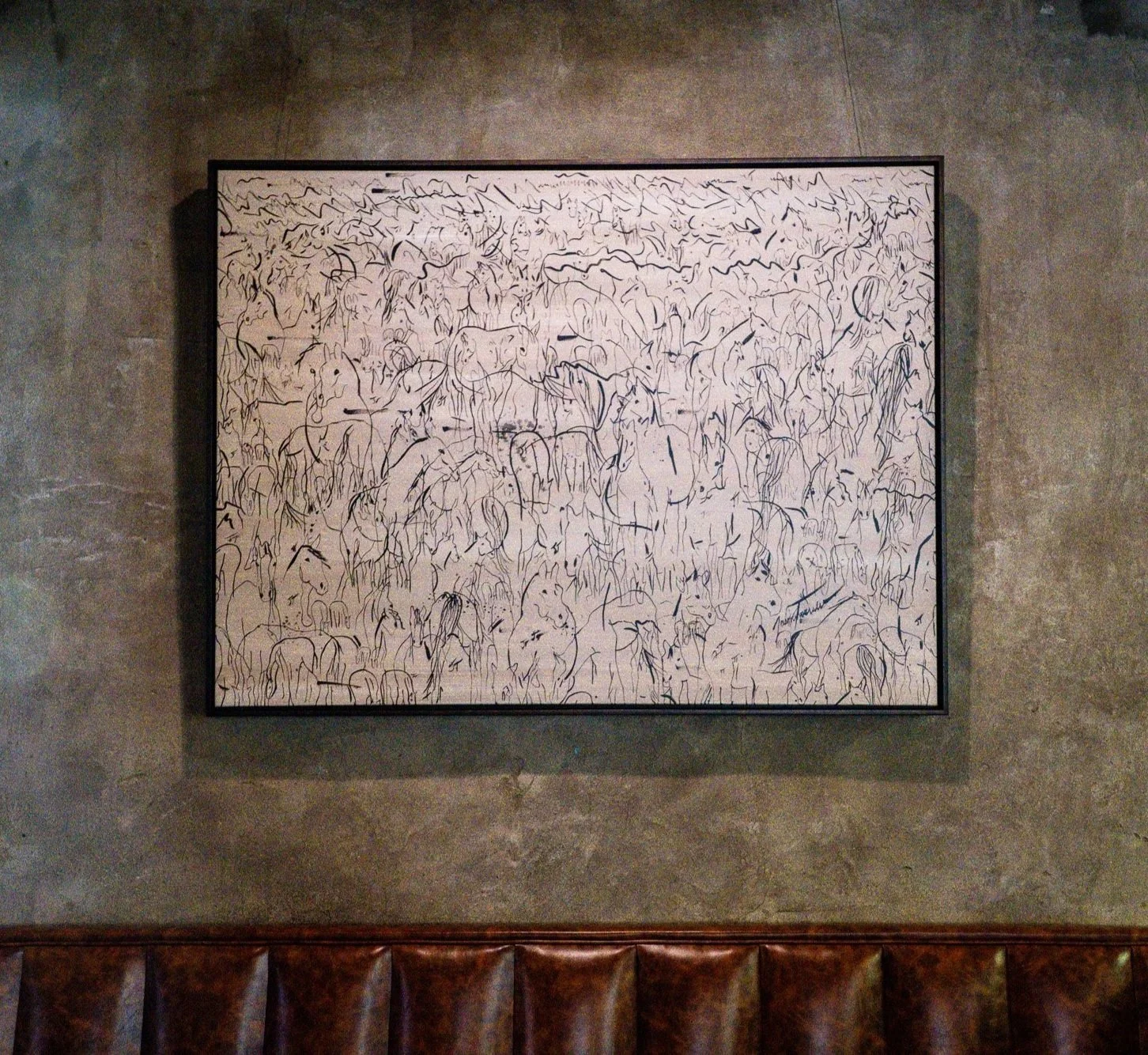 "Galloping Herd"  -  -  $7,000  -  -  *Original and prints available