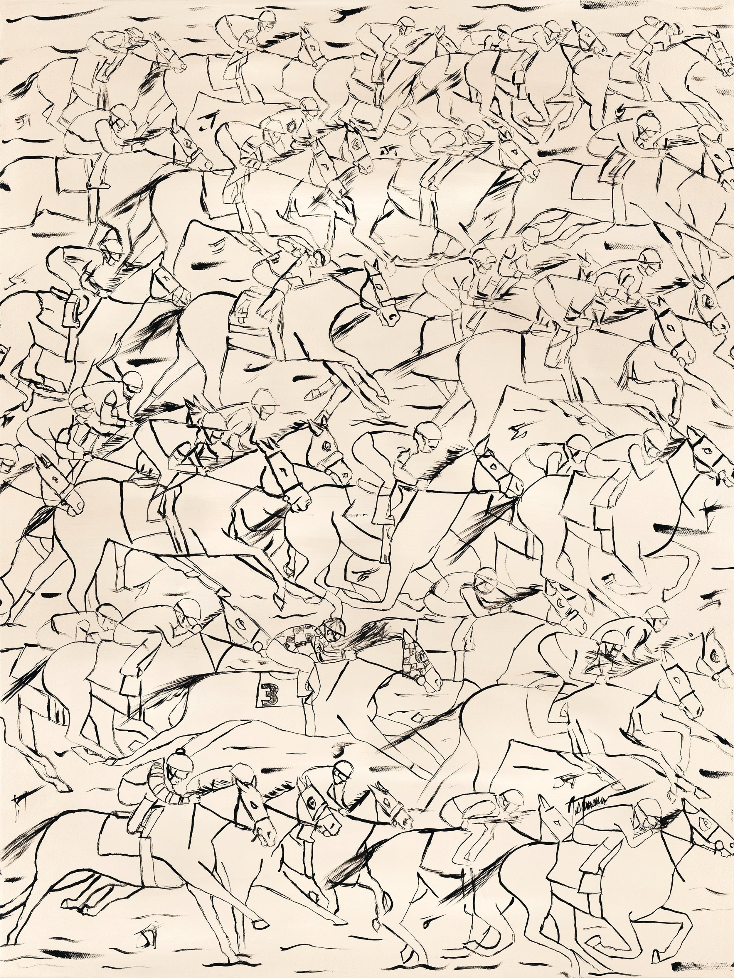 Saratoga Horse Racing Herd